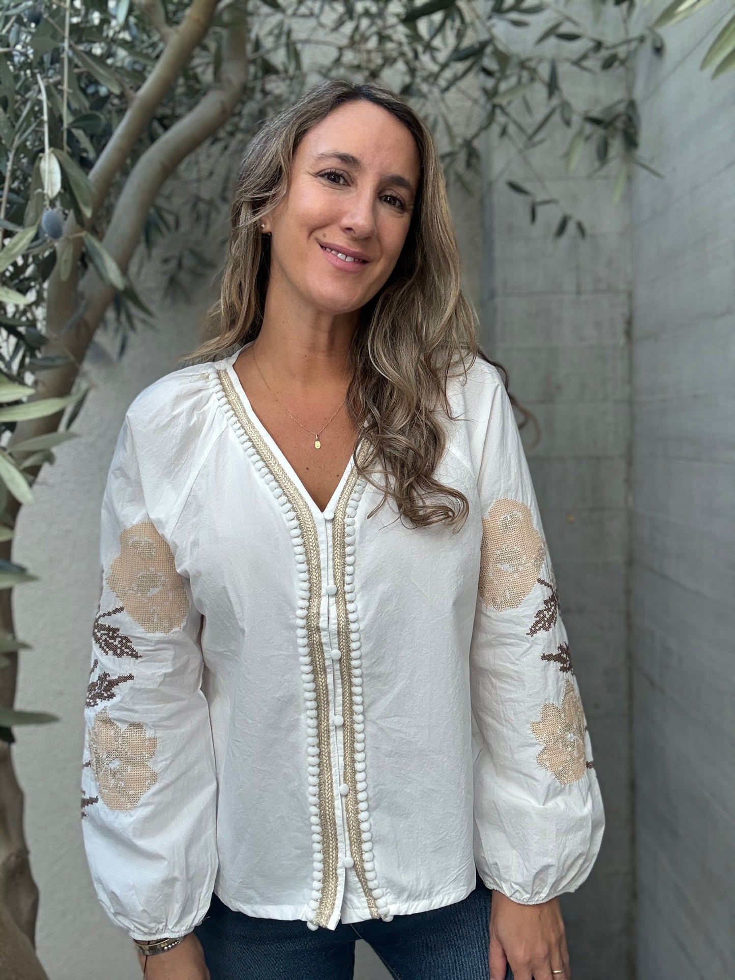 Blusa Oviedo blanca