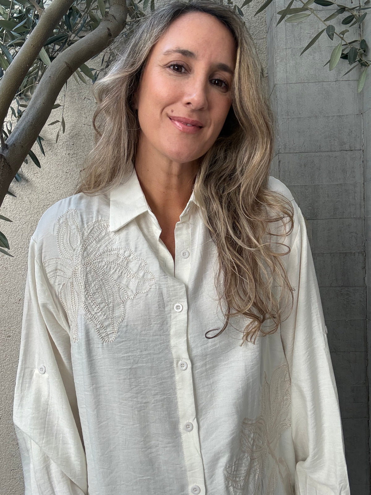 Blusa cuenca blanca