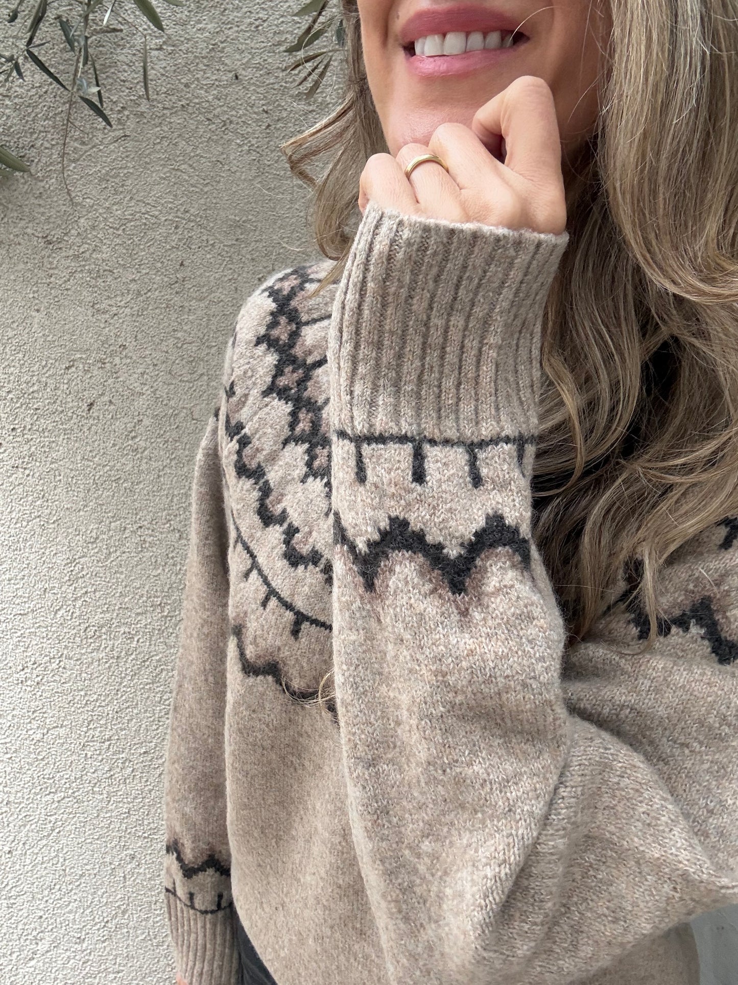 Sweater Alpes taupe