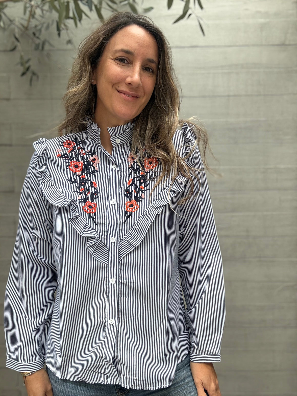 Blusa Getafe azul oscuro