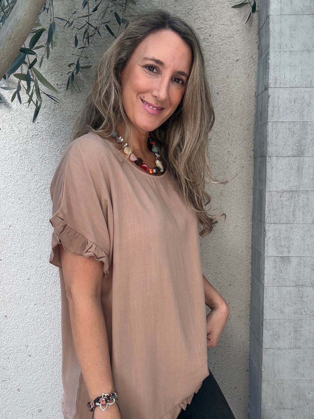 Polera Ibiza camel