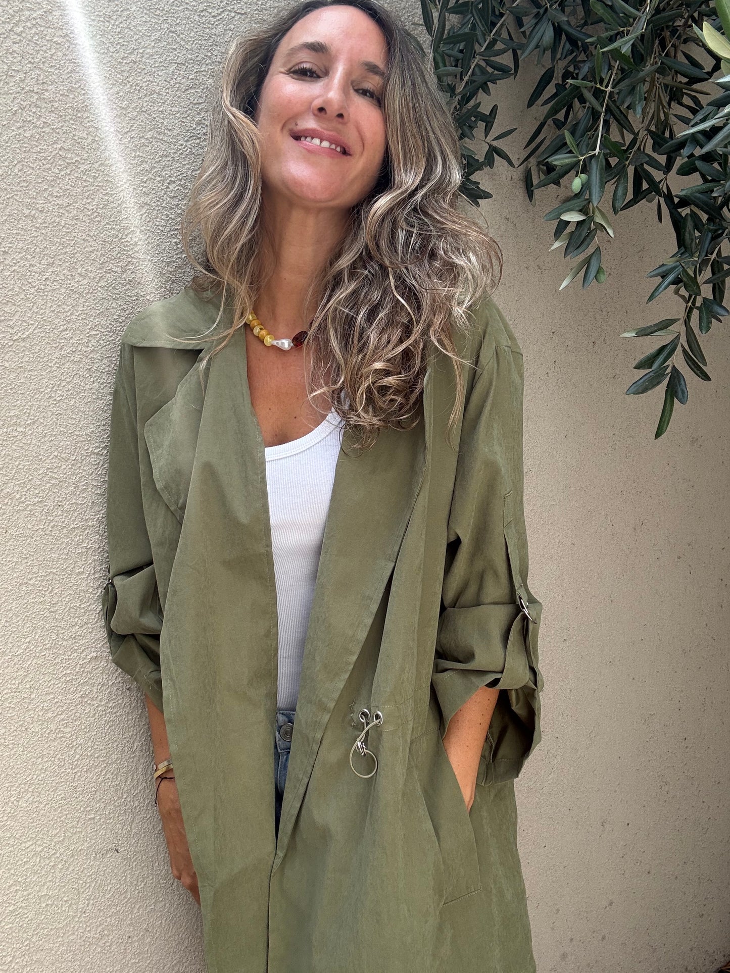 Trench Tuy verde