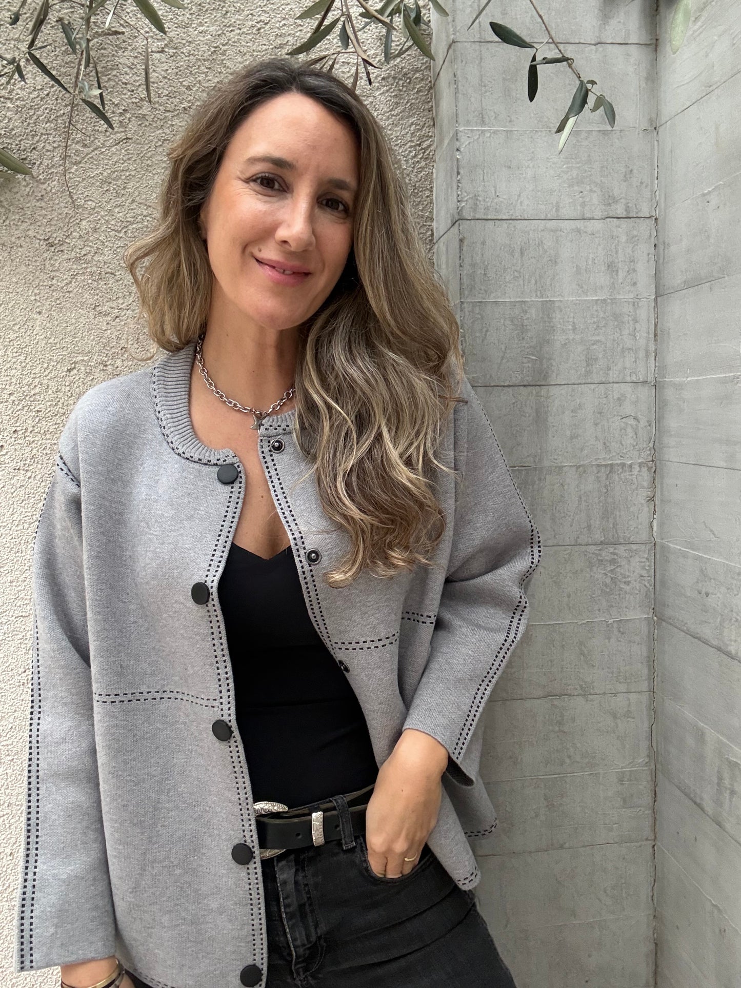 Chaqueta burgos gris