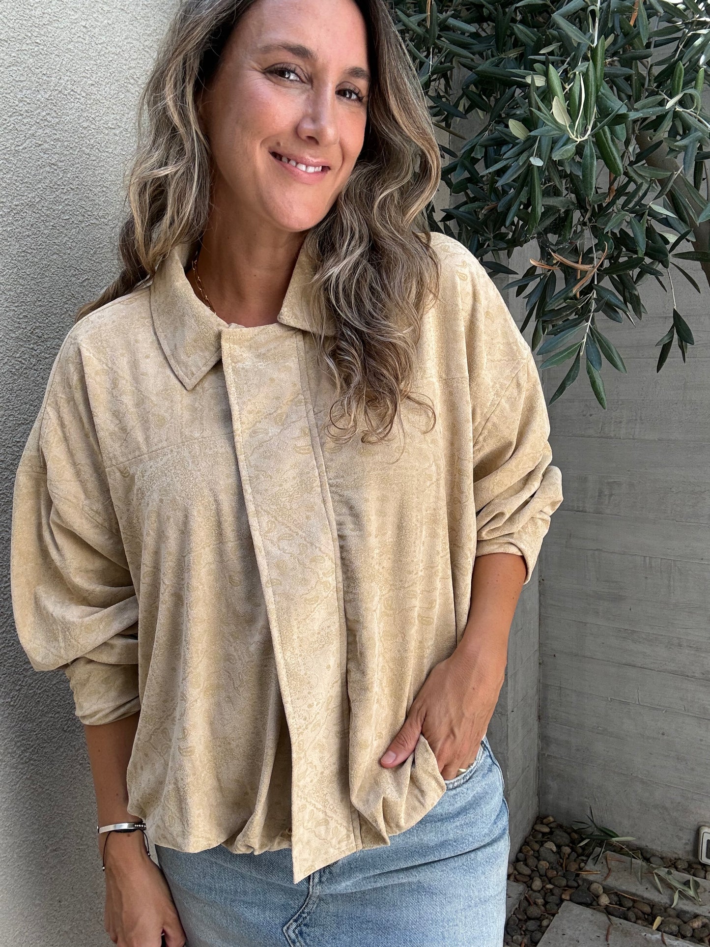 Chaqueta Málaga beige