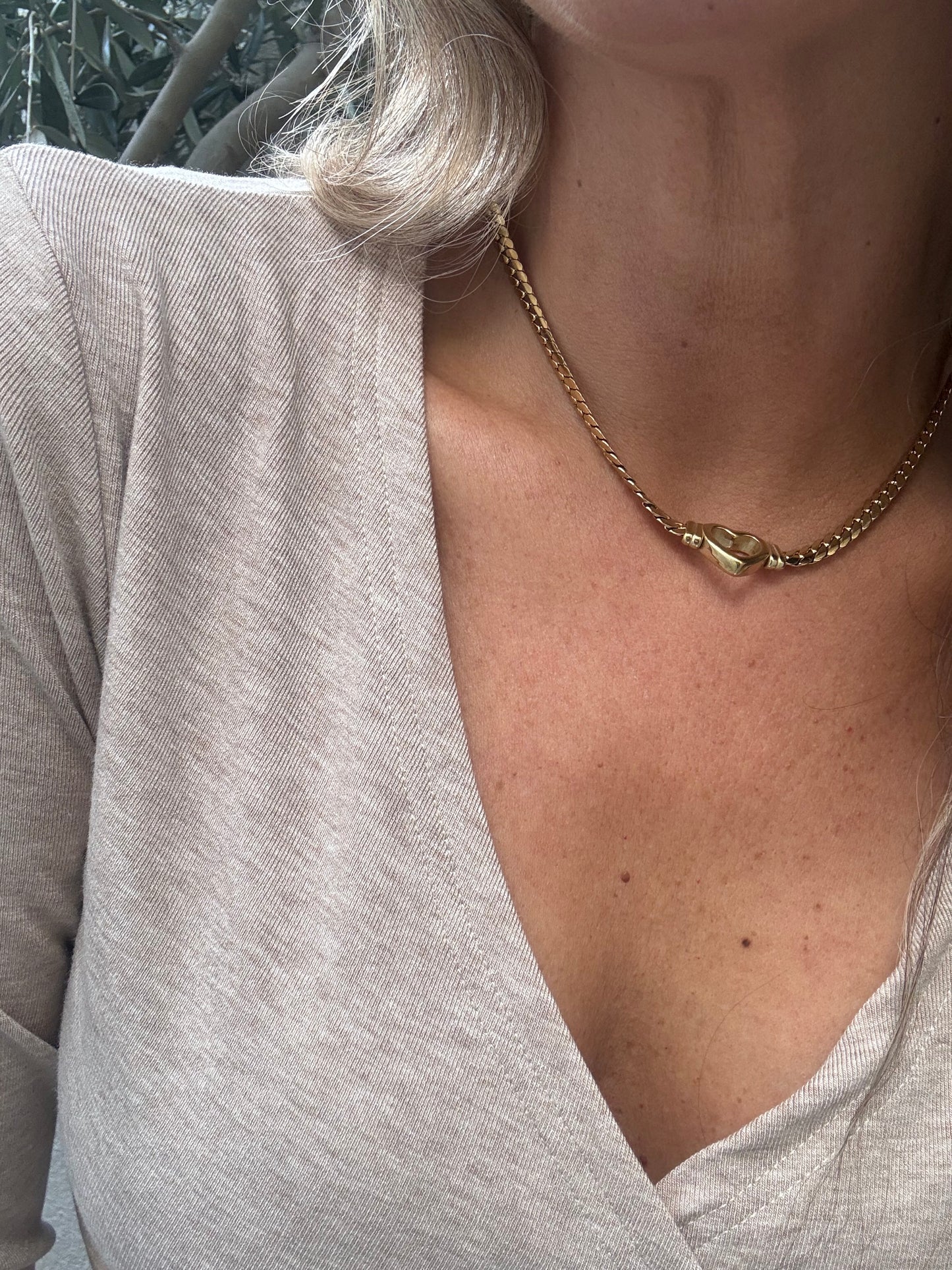Polera argolla beige