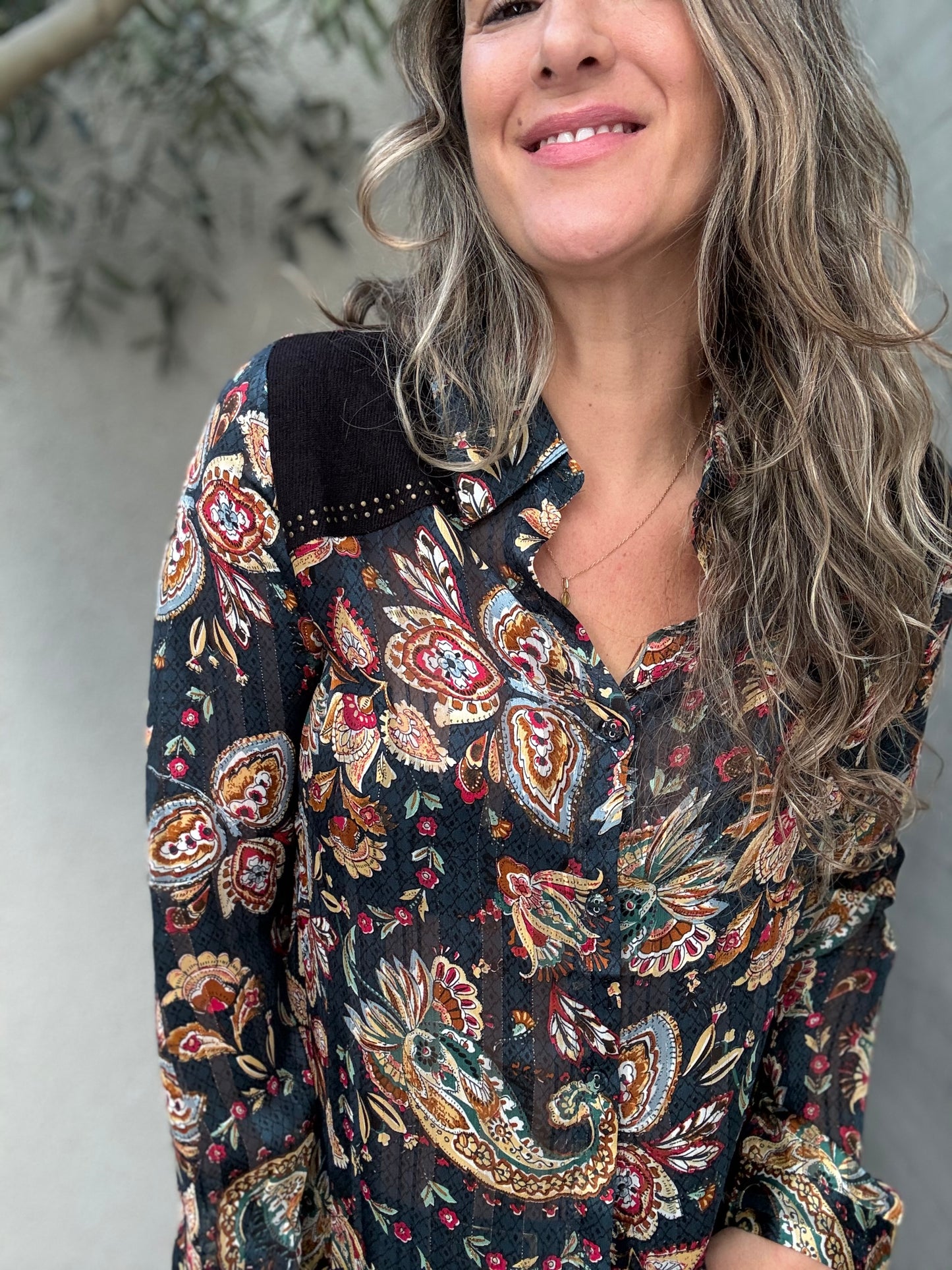 Blusa Marrueco azul