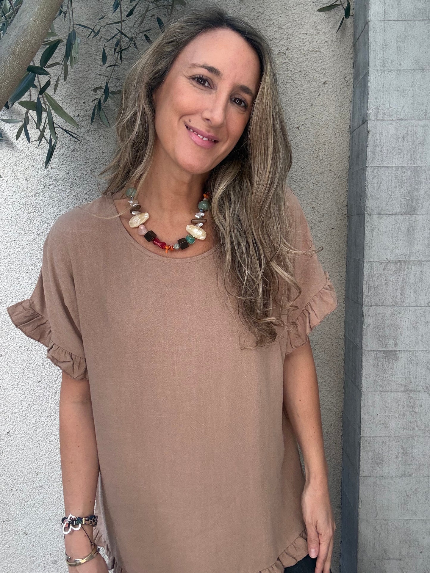 Polera Ibiza camel