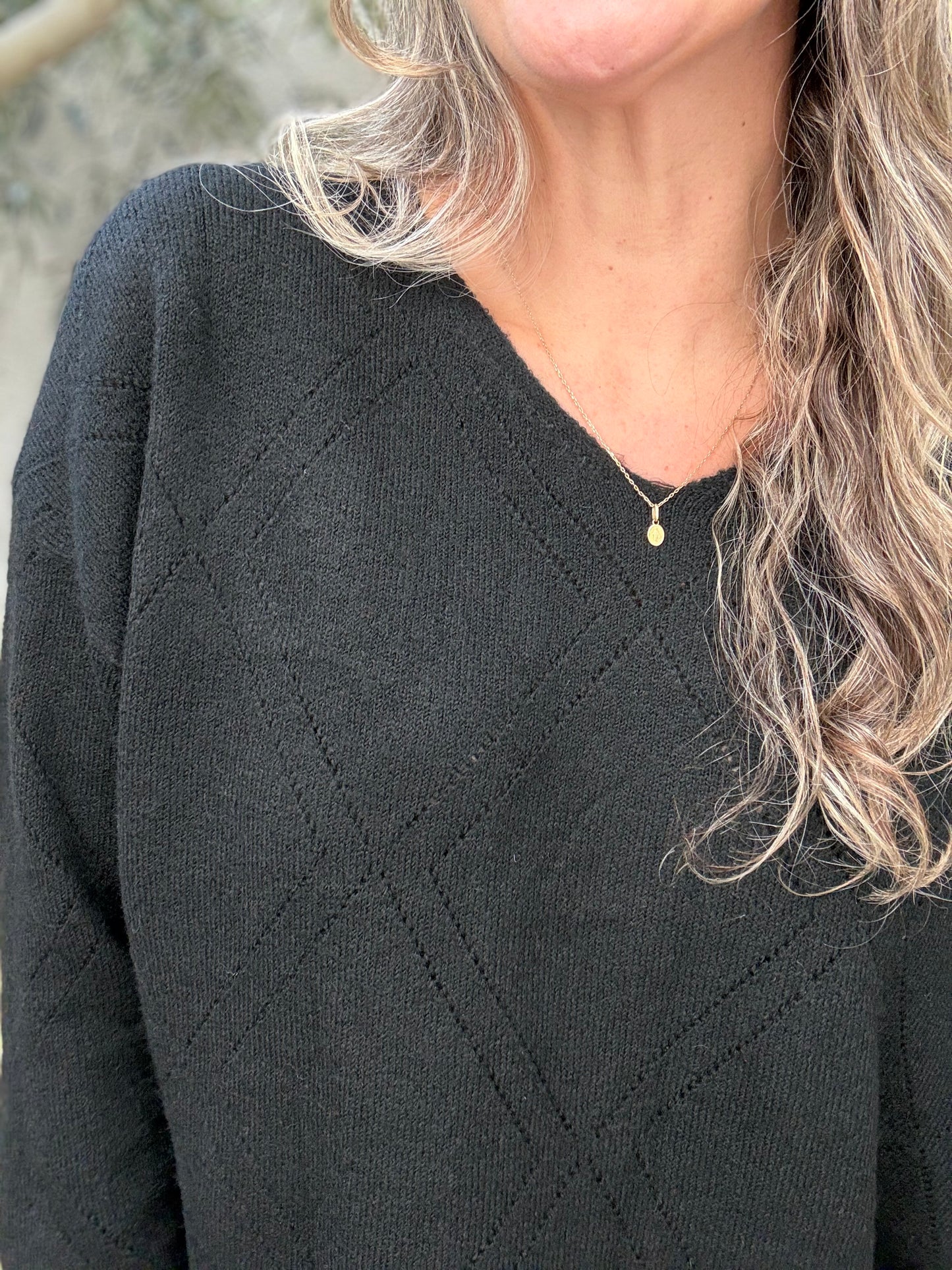 Sweater básico negro