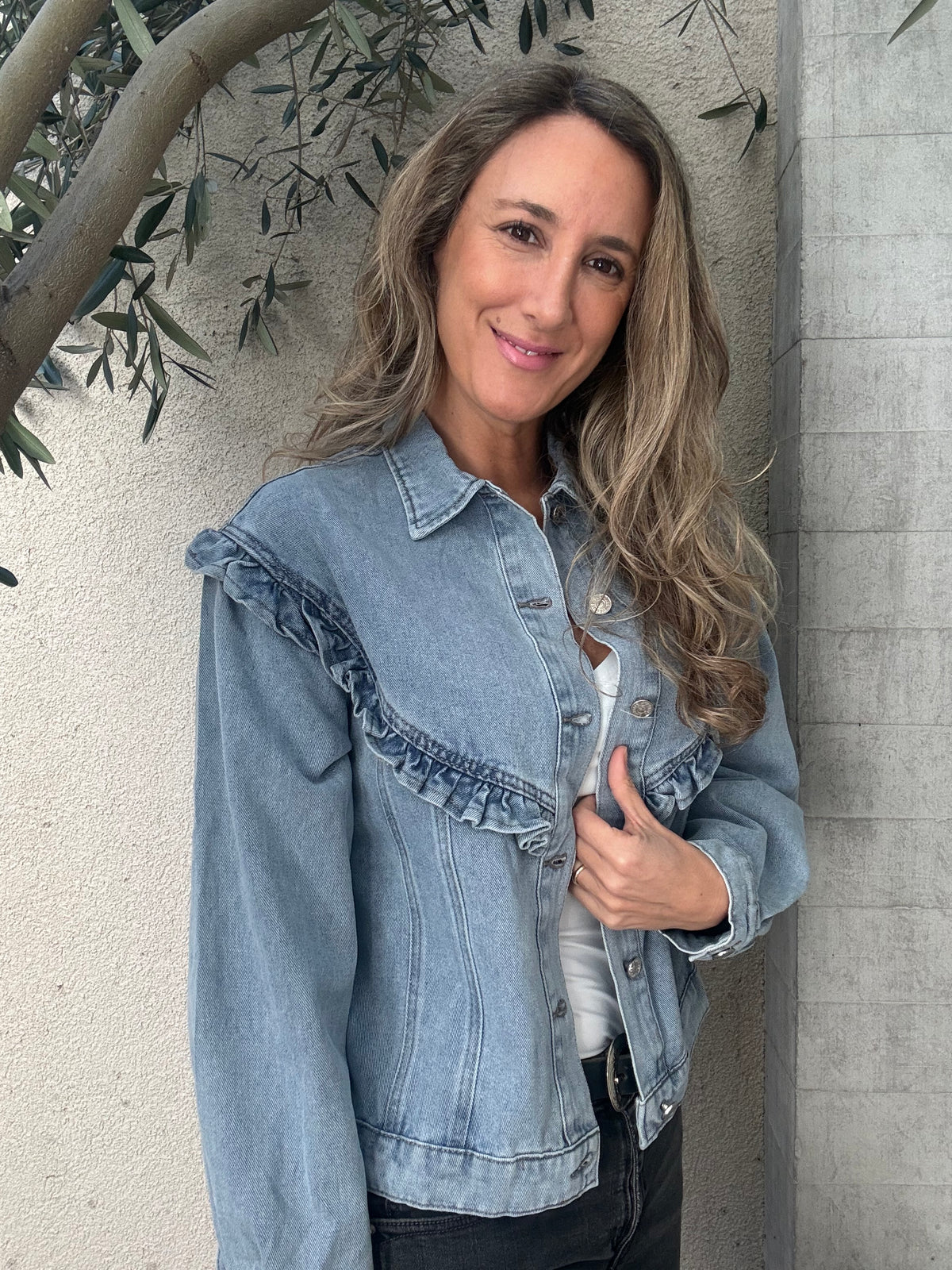 Chaqueta jeans Mallorca celeste
