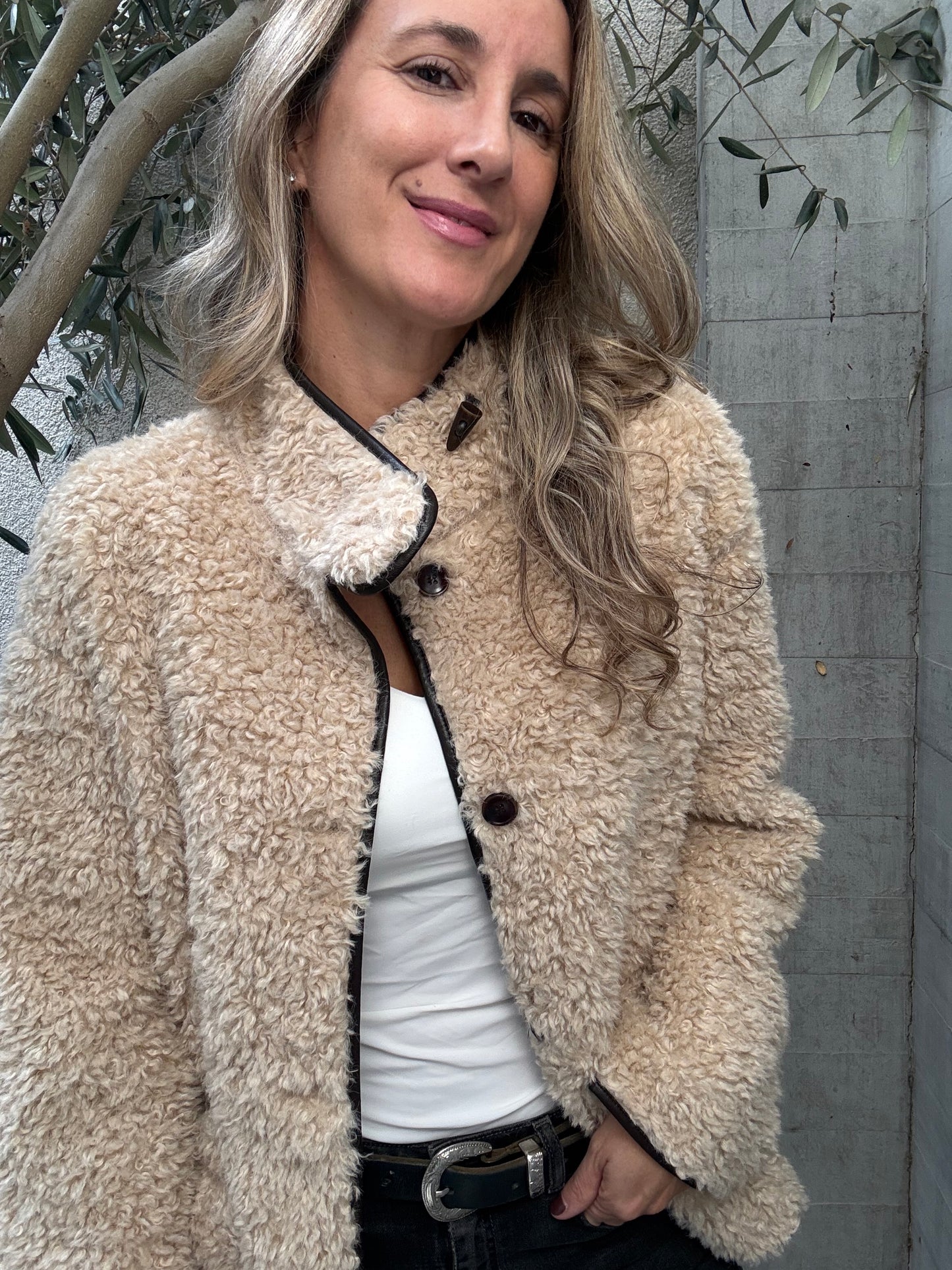 Chaqueta Borrero Camel