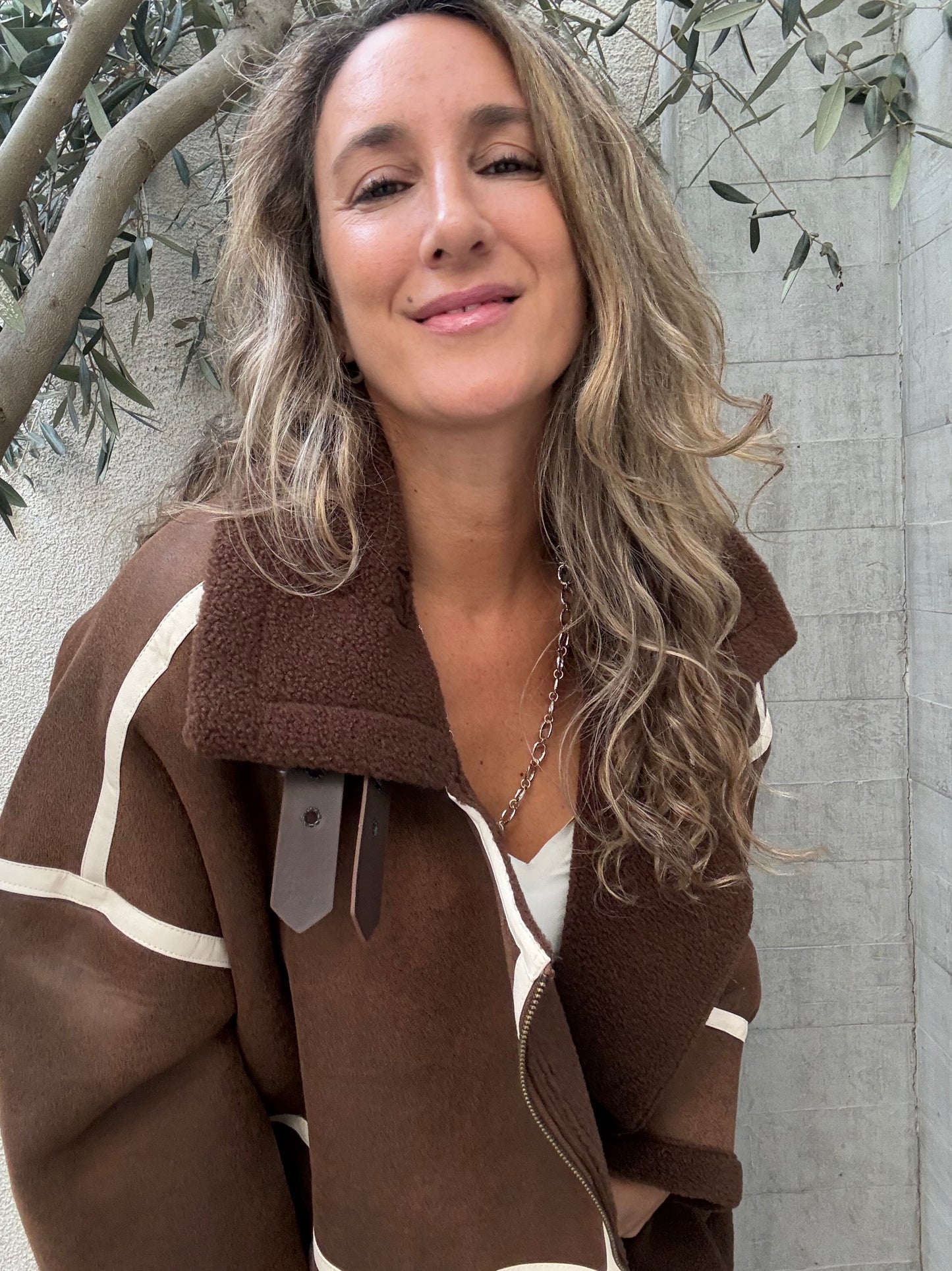 Chaqueta chiporro oversize
