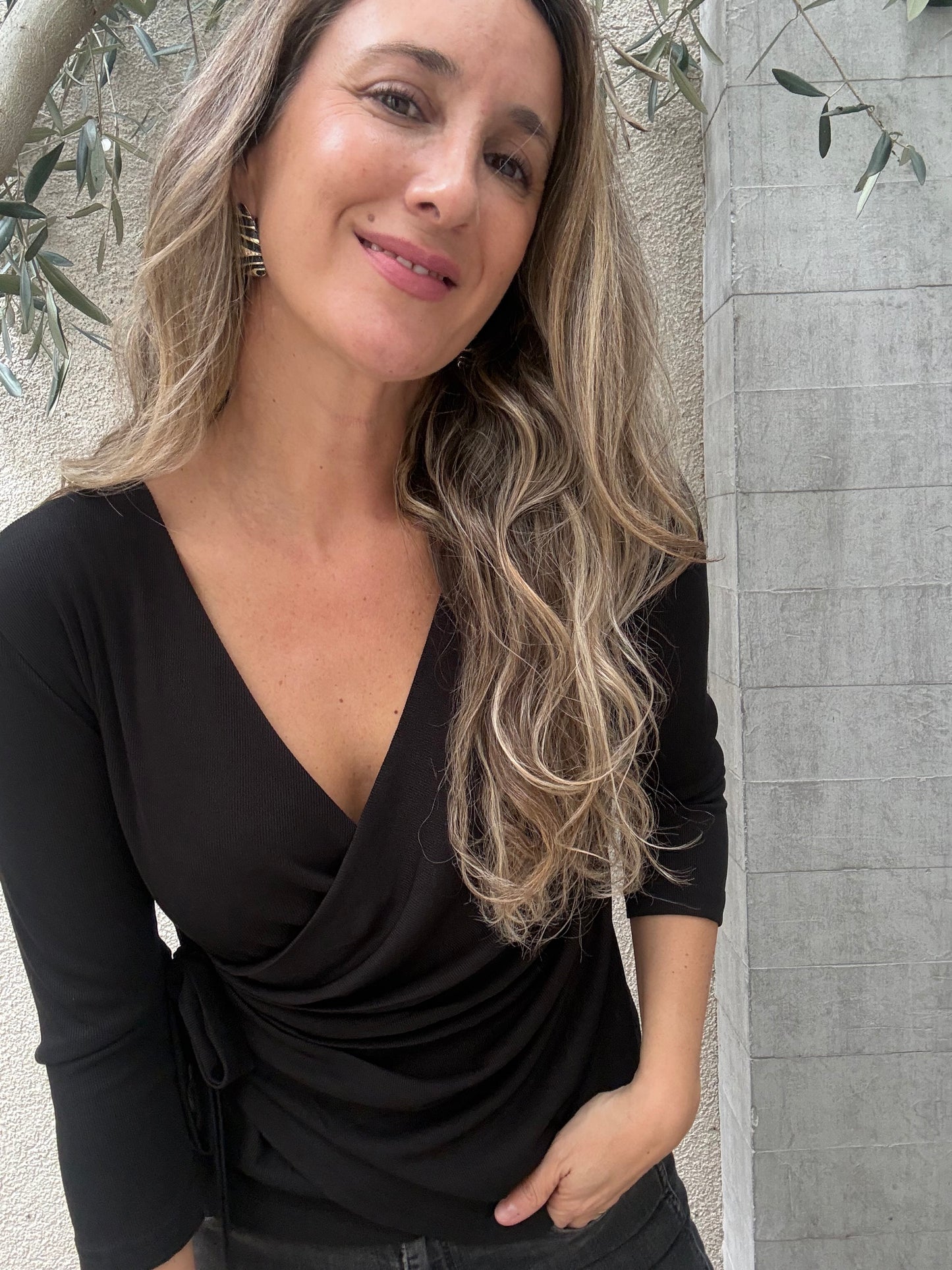 Polera Girona negro