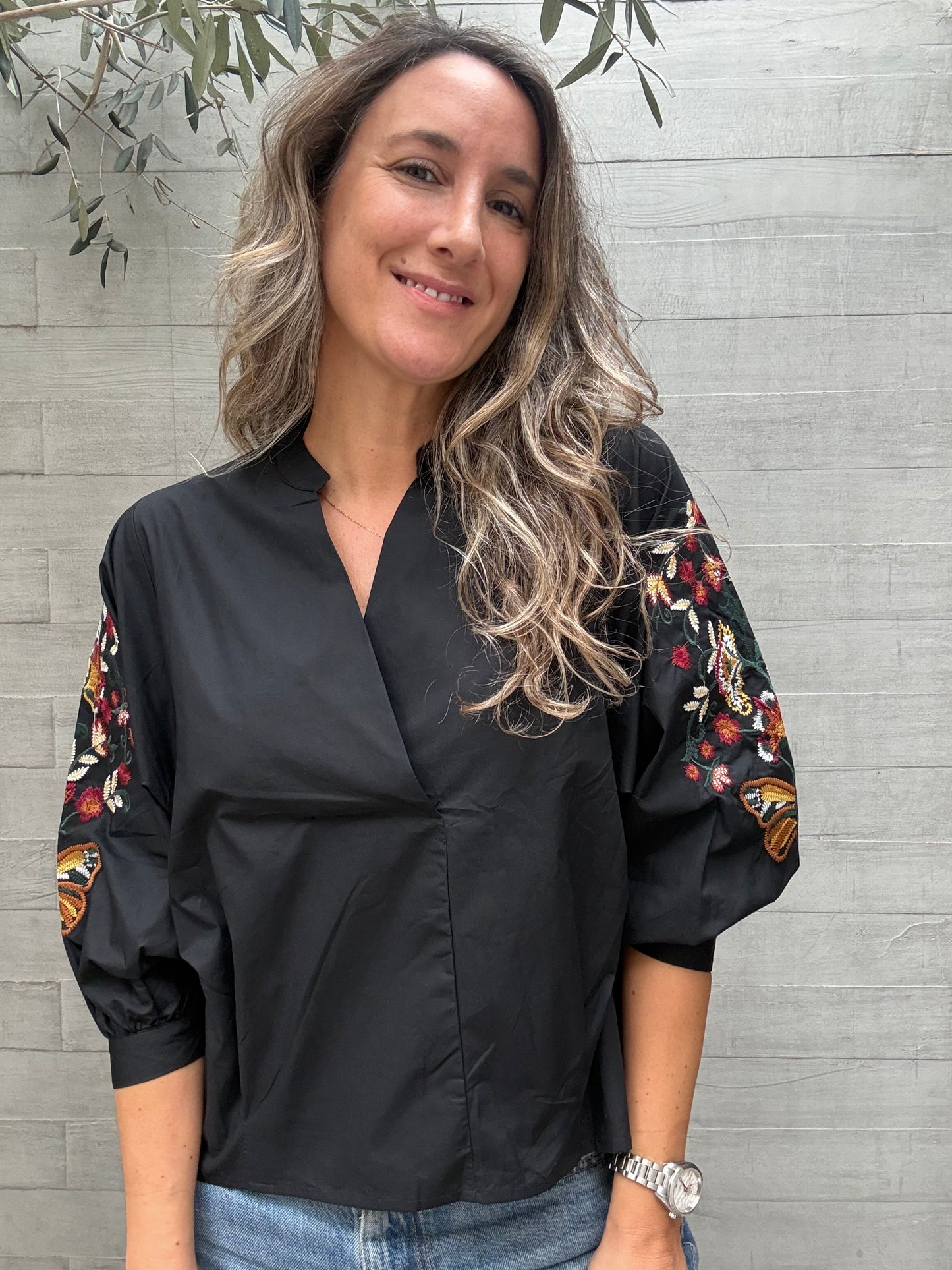 Blusa Frida negra