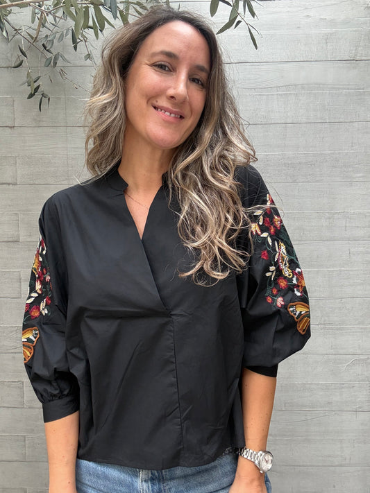 Blusa Frida negra