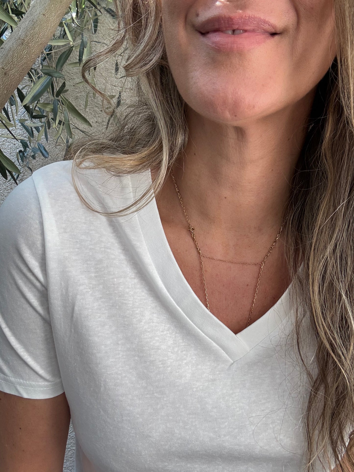 Polera básic blanca