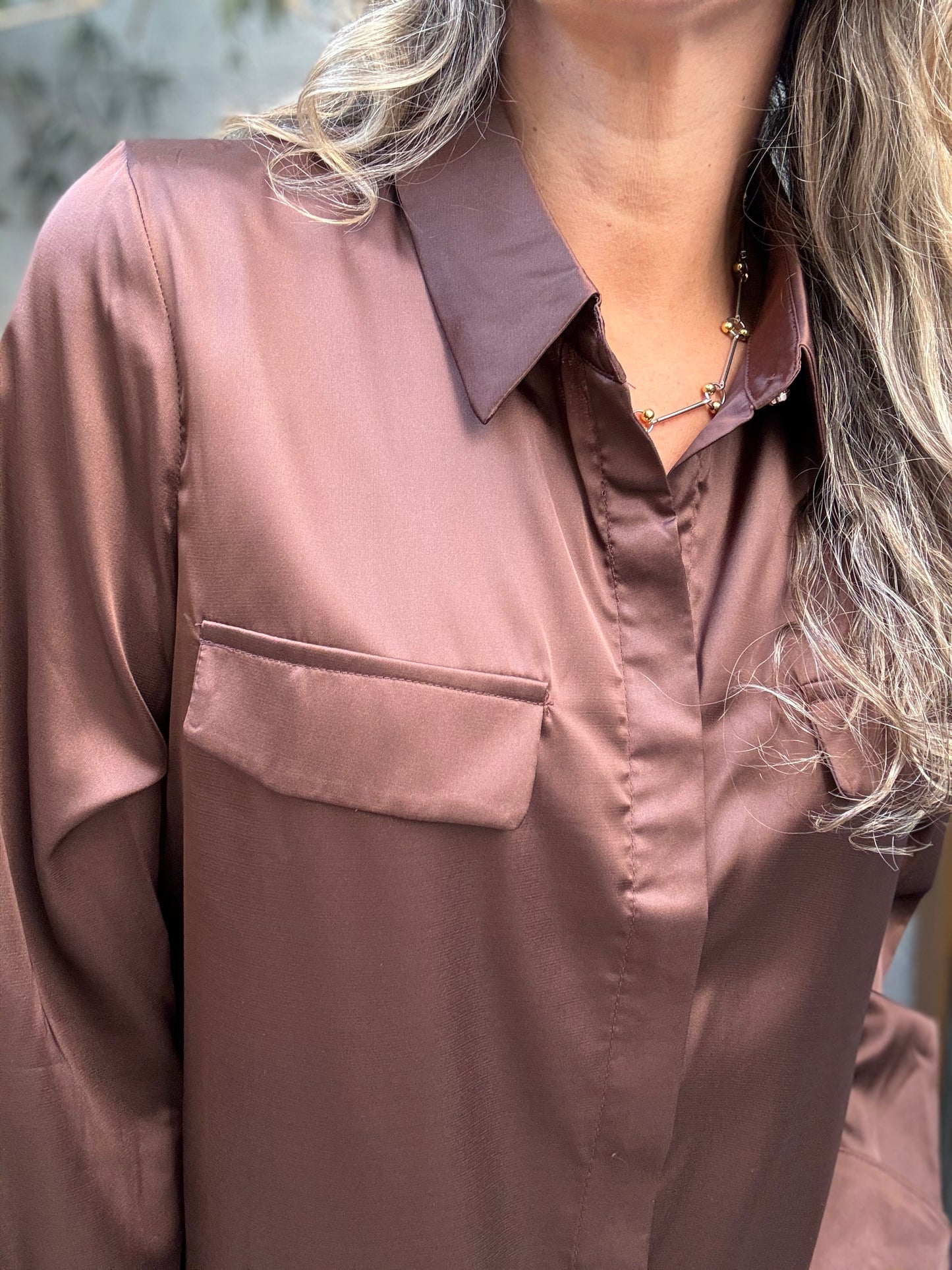 Blusa Ibiza café