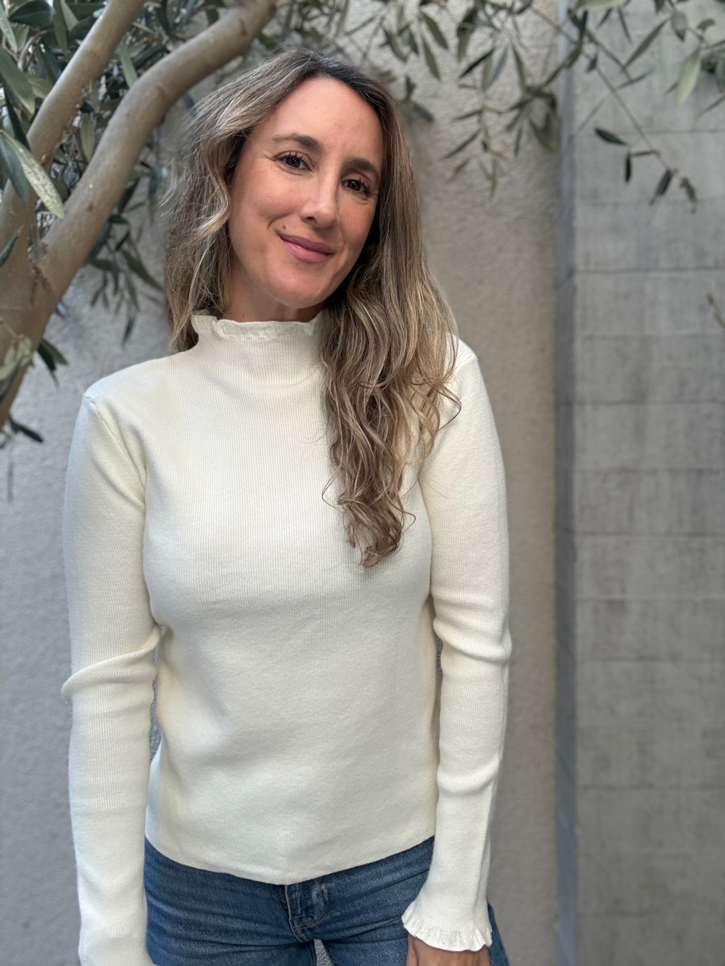 Sweater vuelitos crudo
