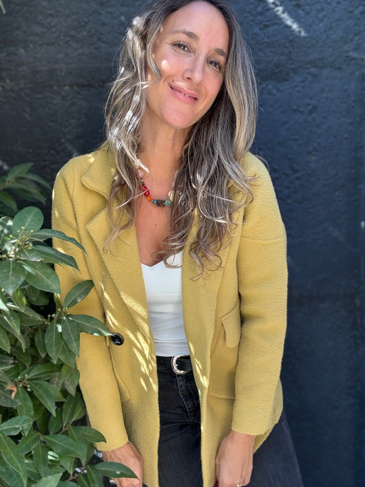 Abrigo Barceloneta Mostaza