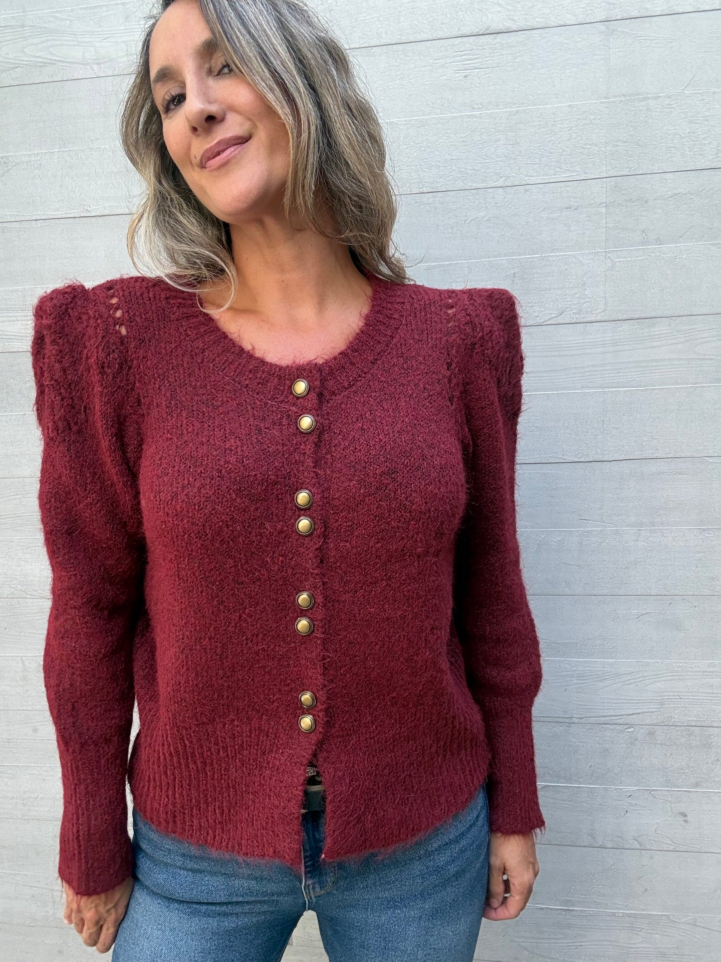 Sweater Girona burdeo