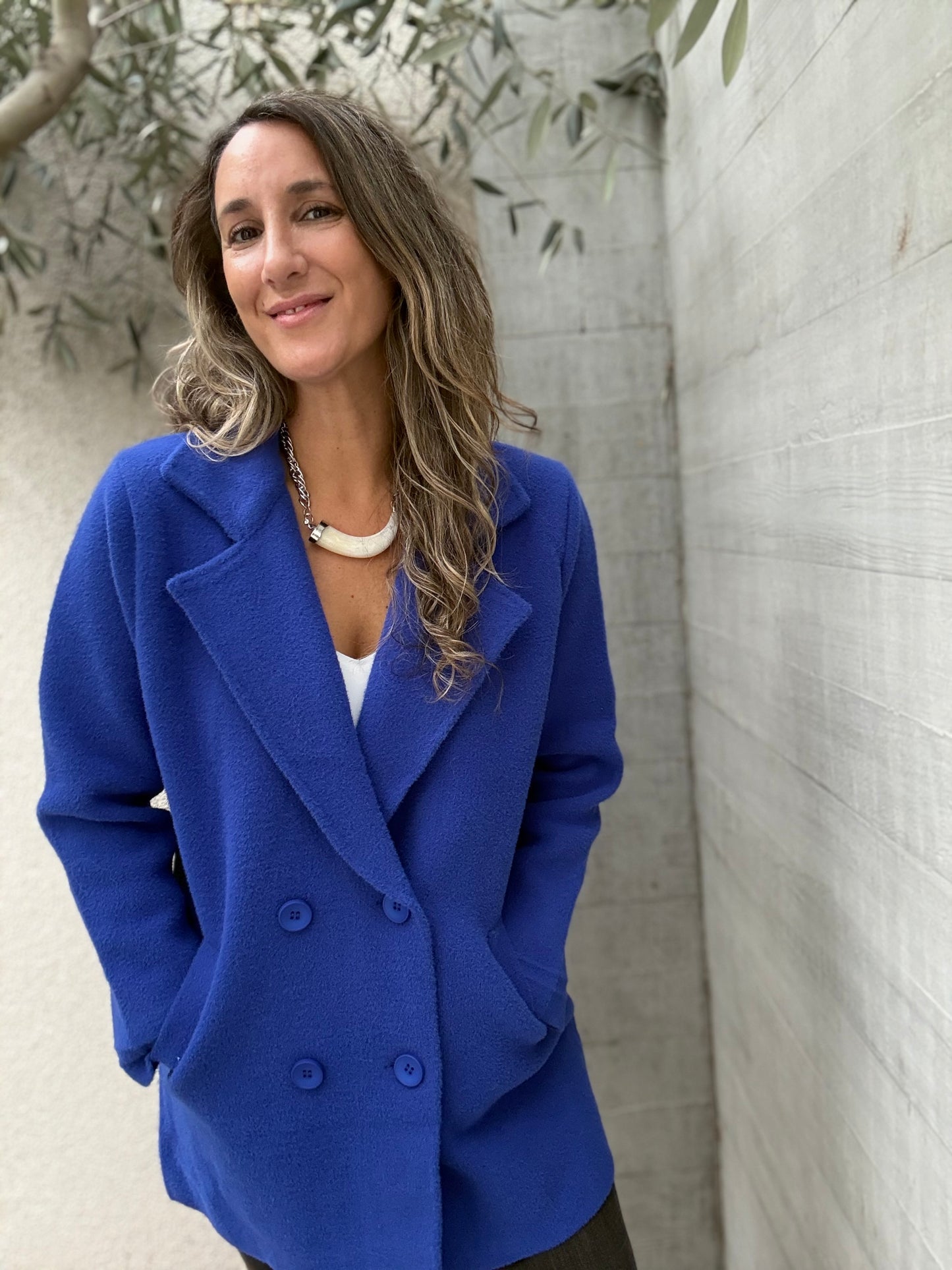 Abrigo Marbella azul