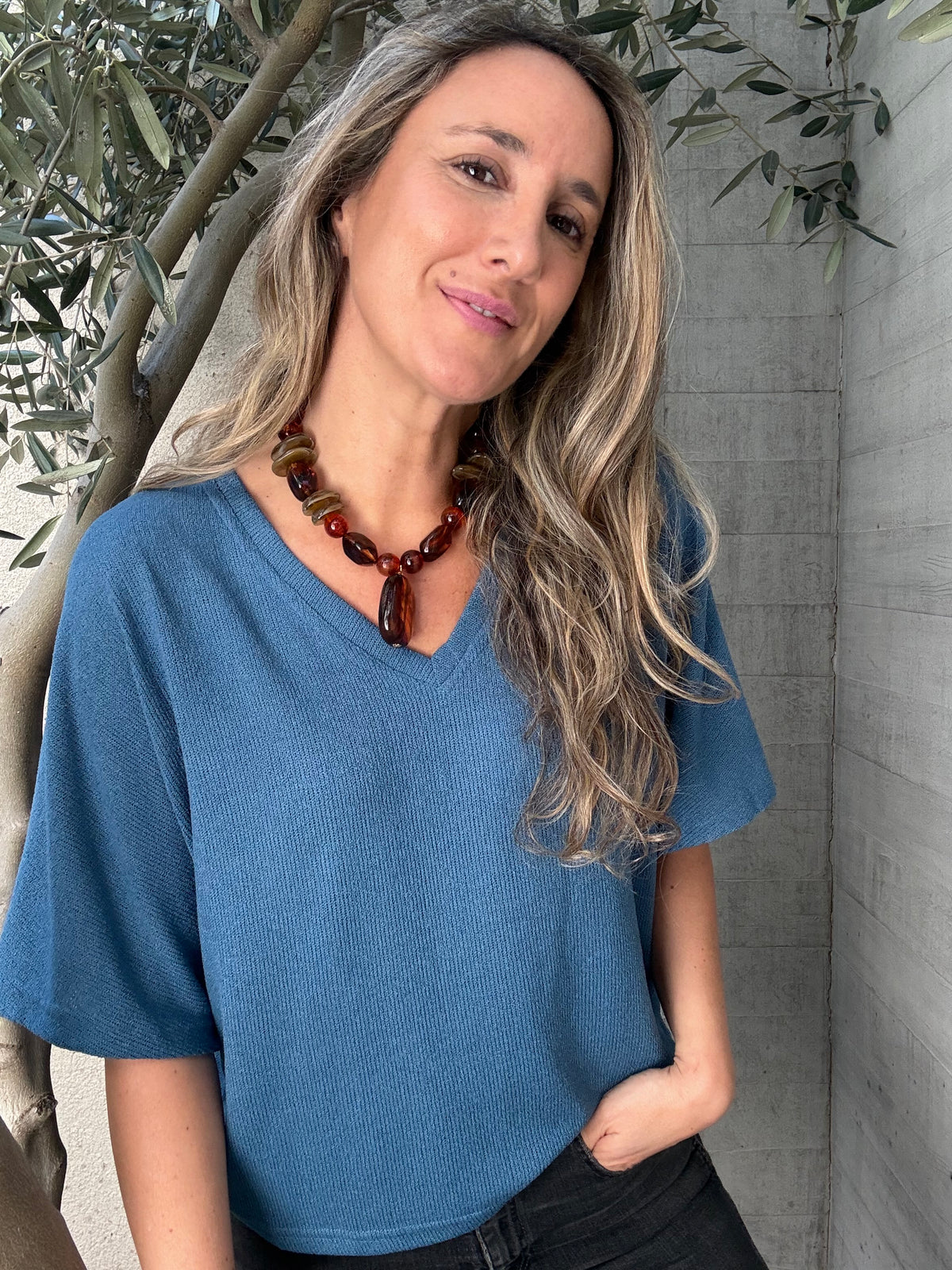 Polerita colores azul