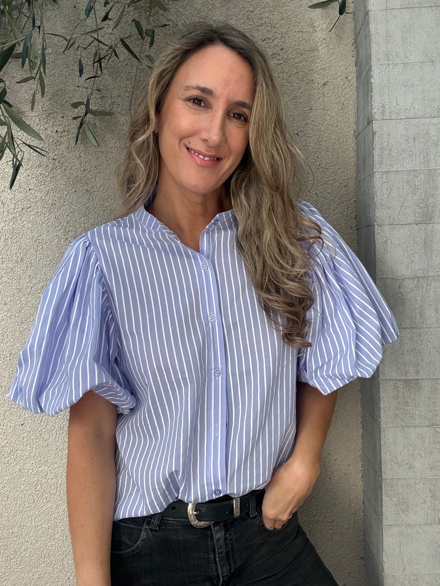 Blusa Salamanca celeste