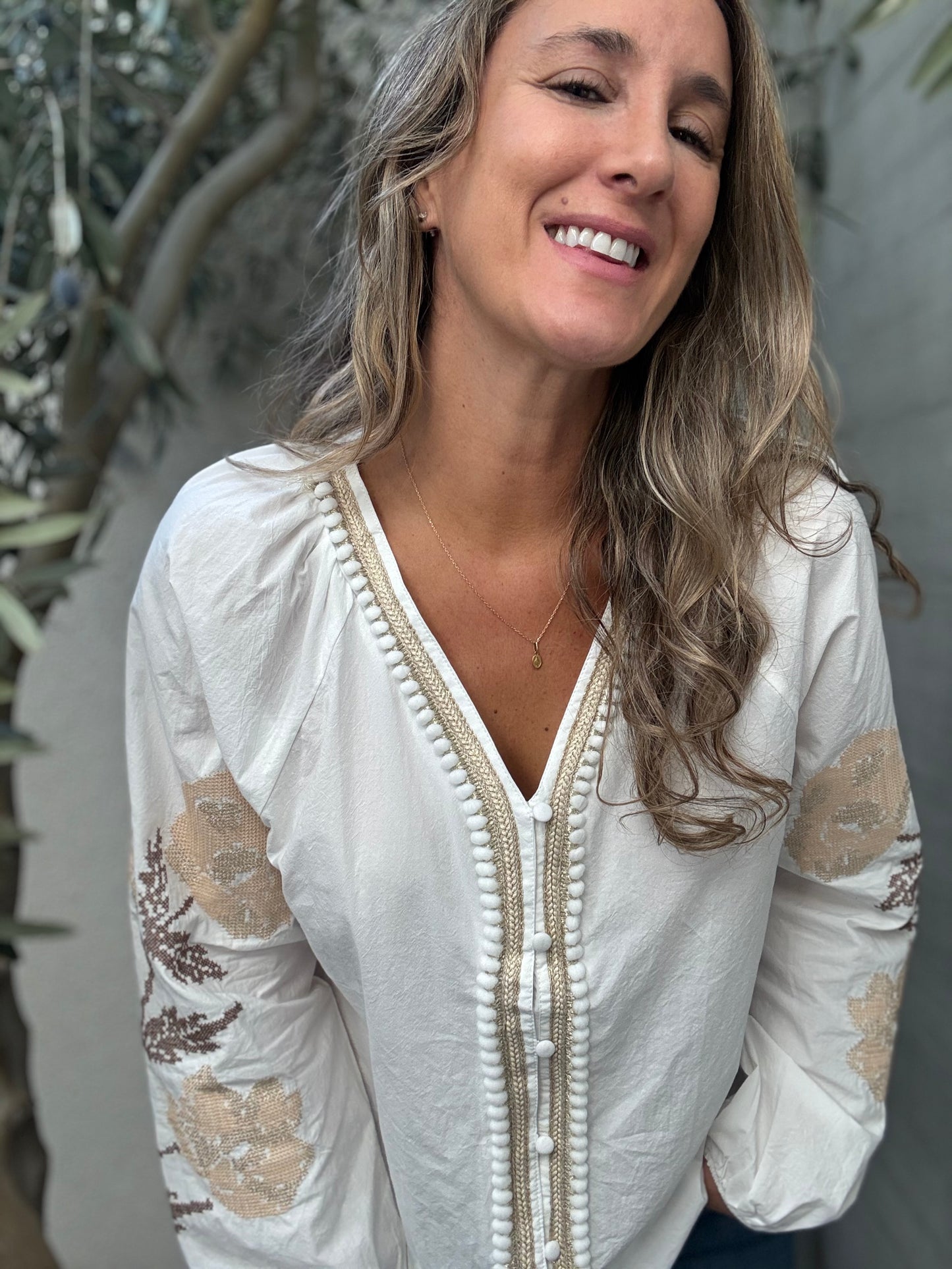 Blusa Oviedo blanca