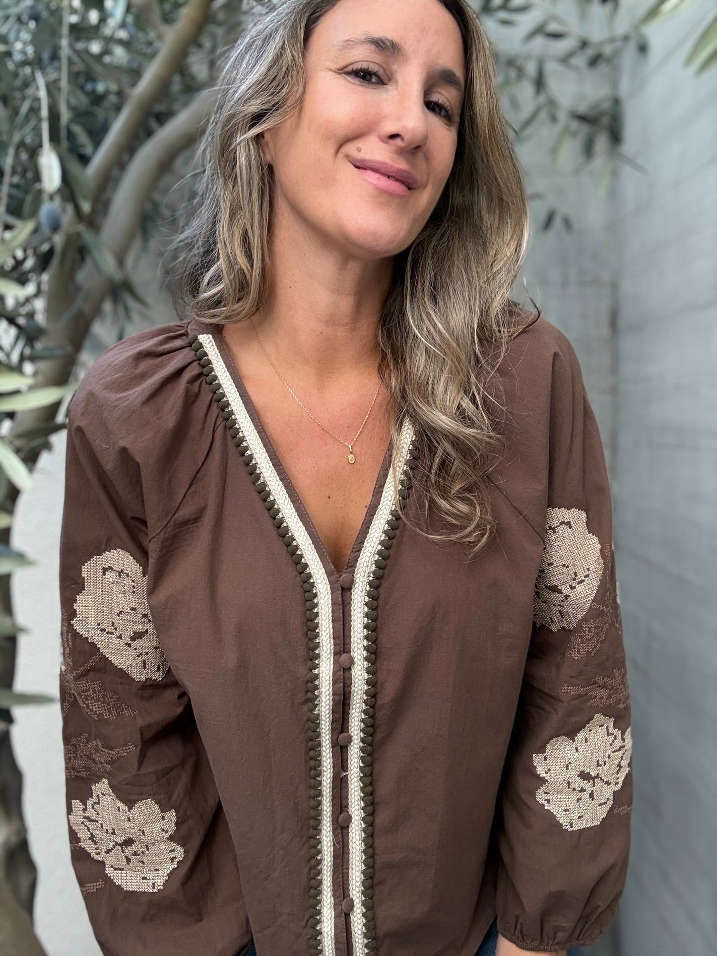 Blusa Oviedo Café