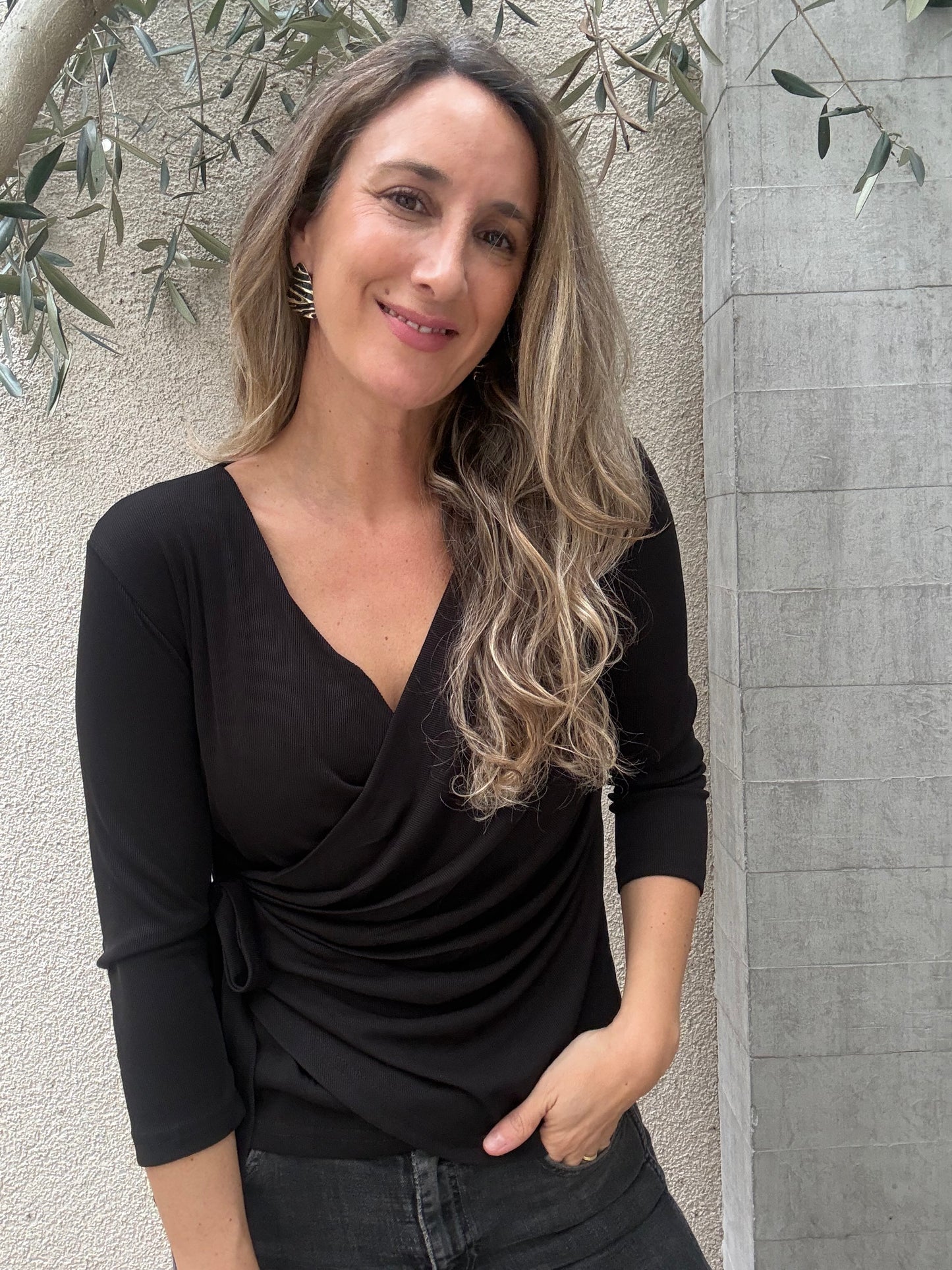 Polera Girona negro