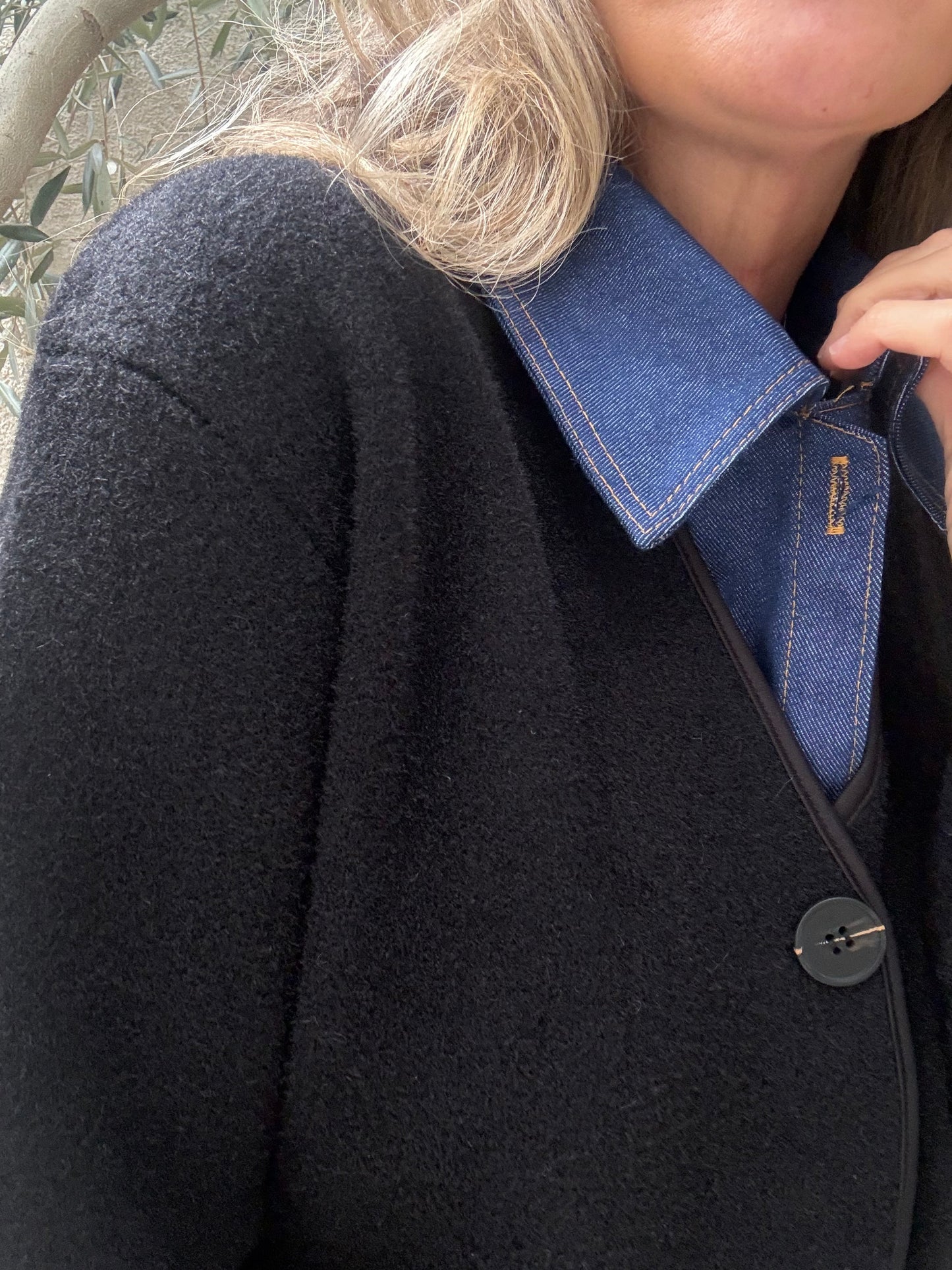 Chaqueta/camisa negro