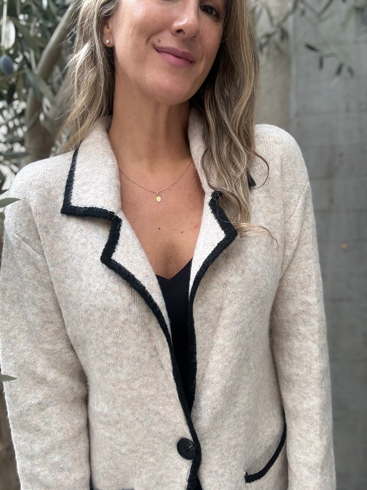 Chaleco Largo Lugo beige