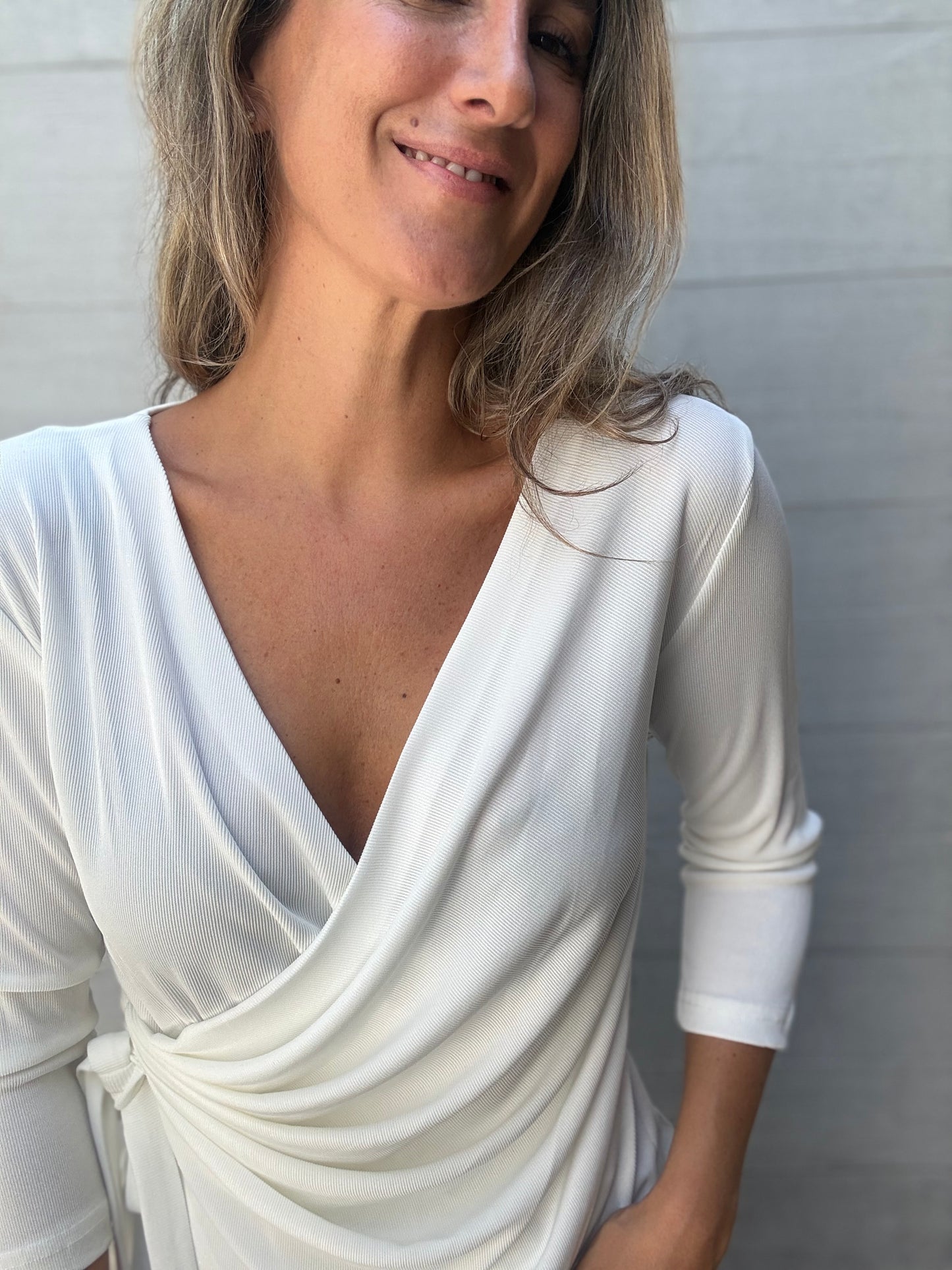 Polera Badajoz blanca