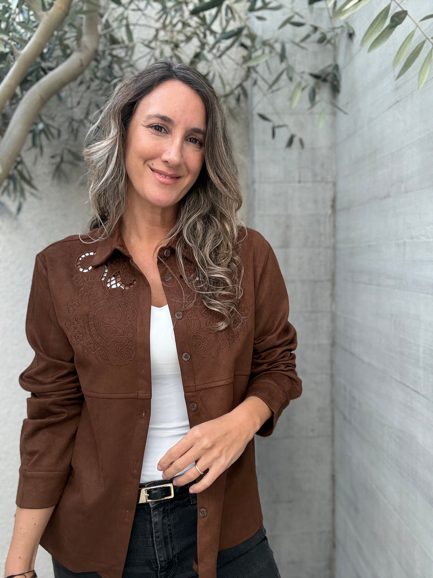 Sobrecamisa Coruña camel