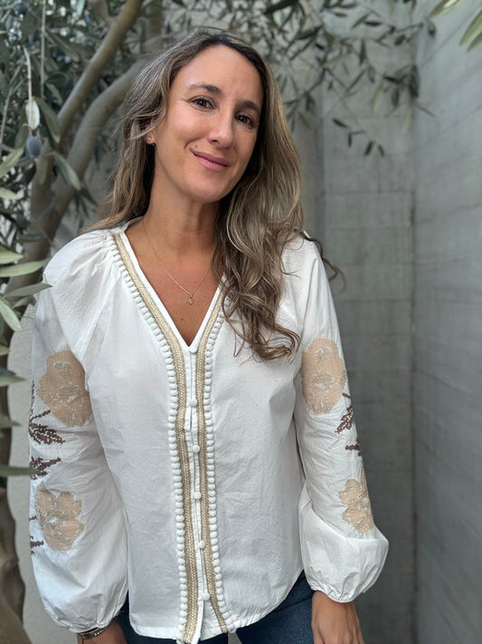 Blusa Oviedo blanca