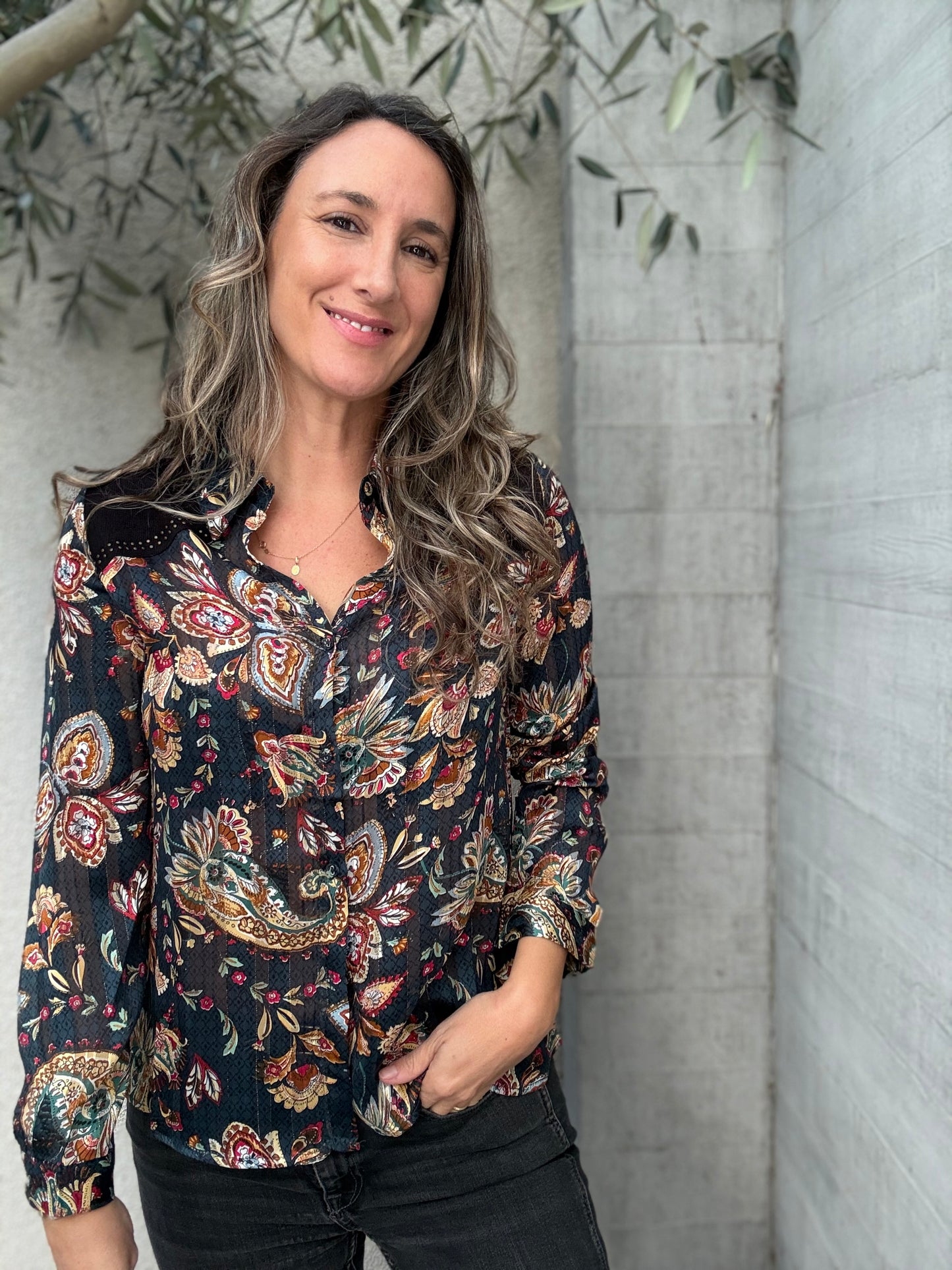 Blusa Marrueco azul