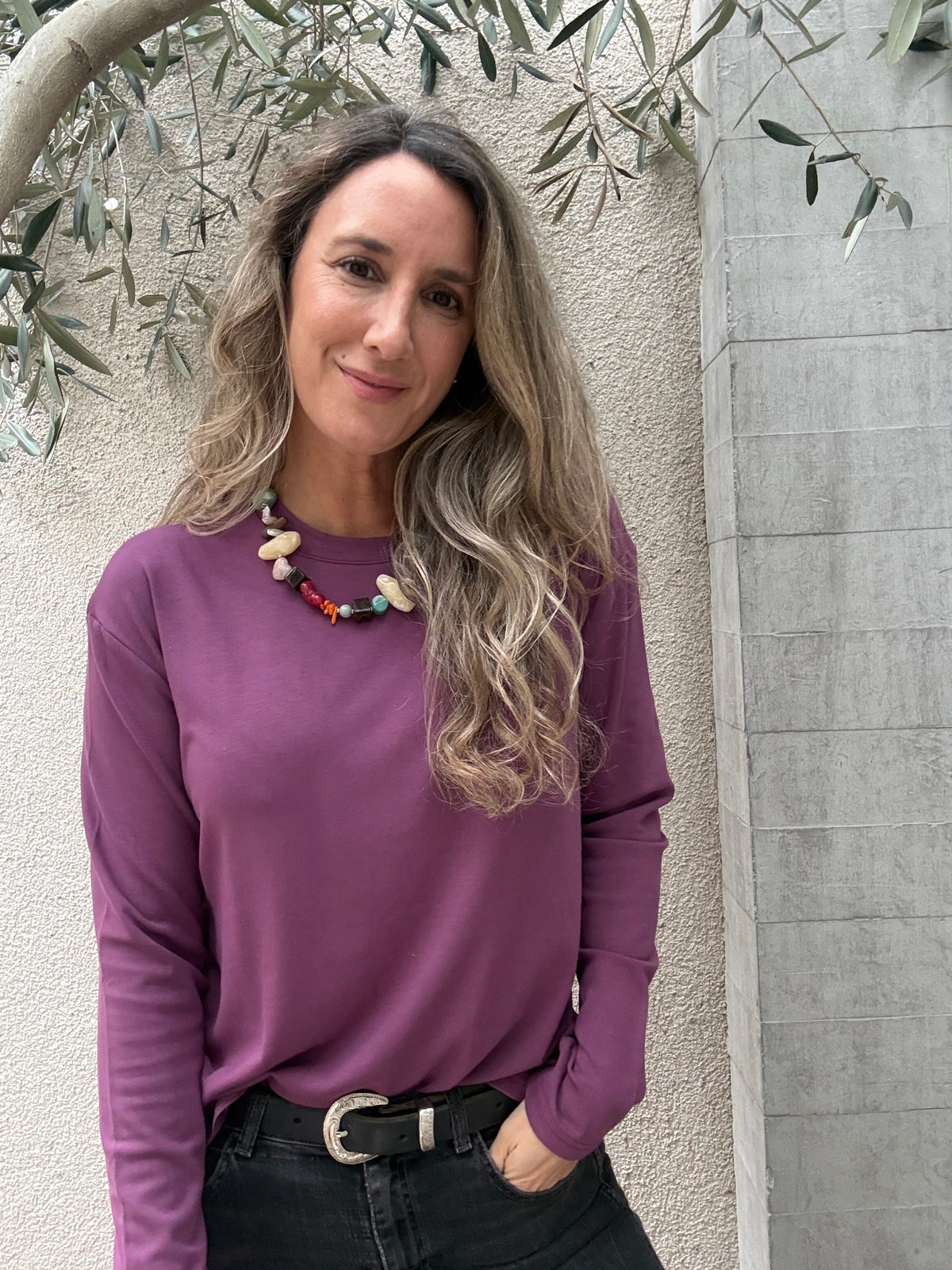 Polera Microfibra Lila