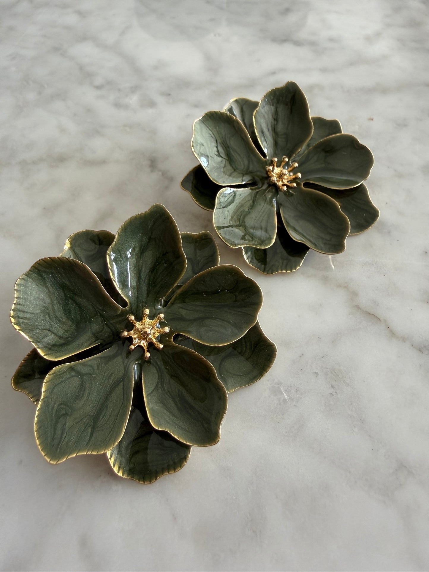 Aros Floral verde