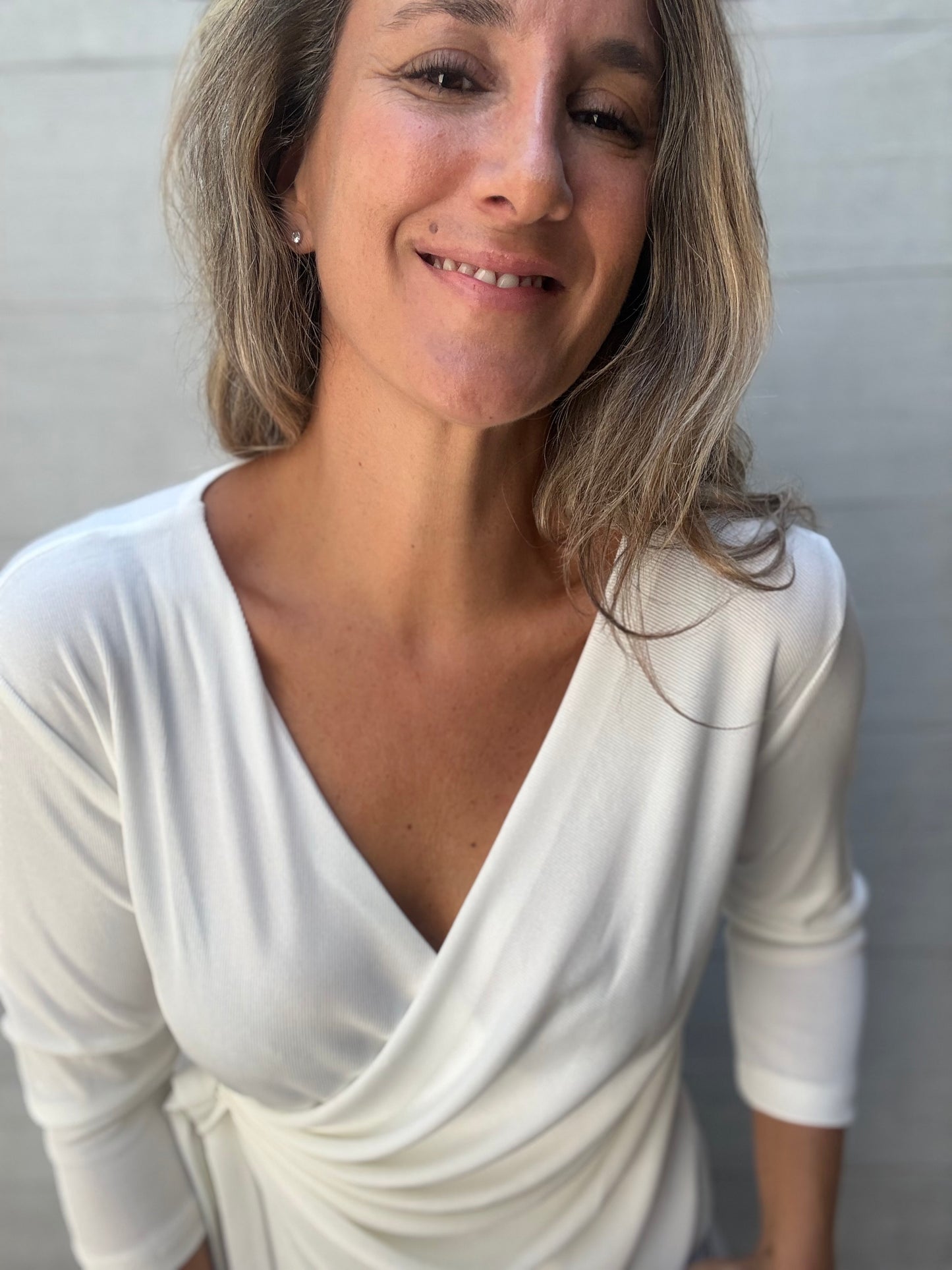 Polera Badajoz blanca