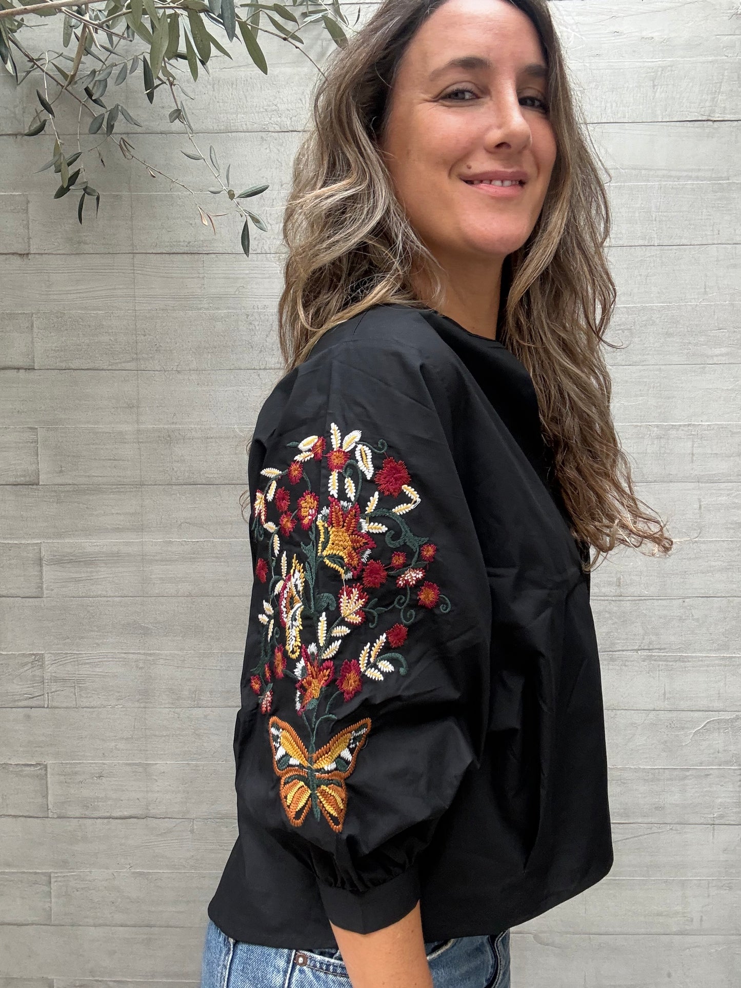Blusa Frida negra