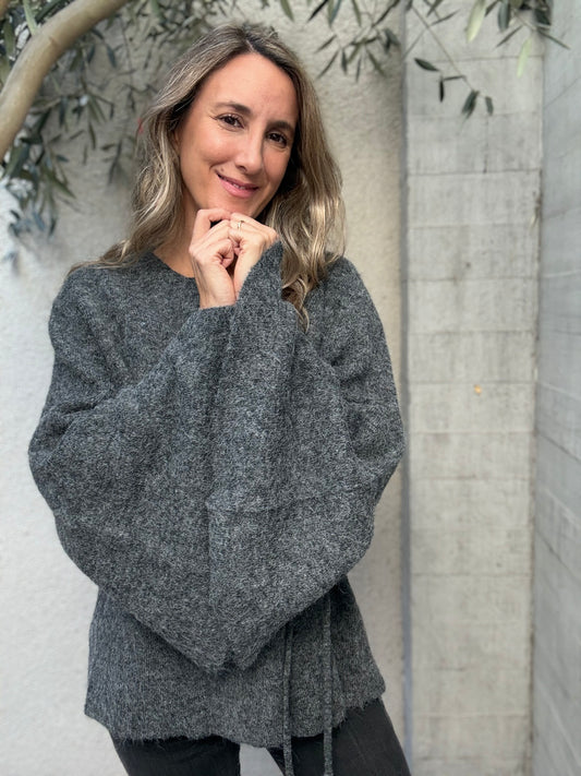 Chaleco Tapado Sevillano gris oscuro