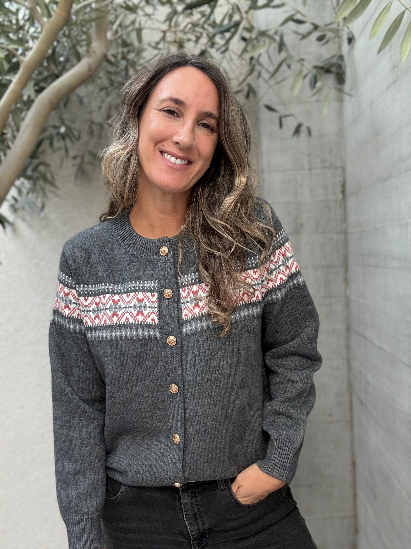 Sweater andaluza gris