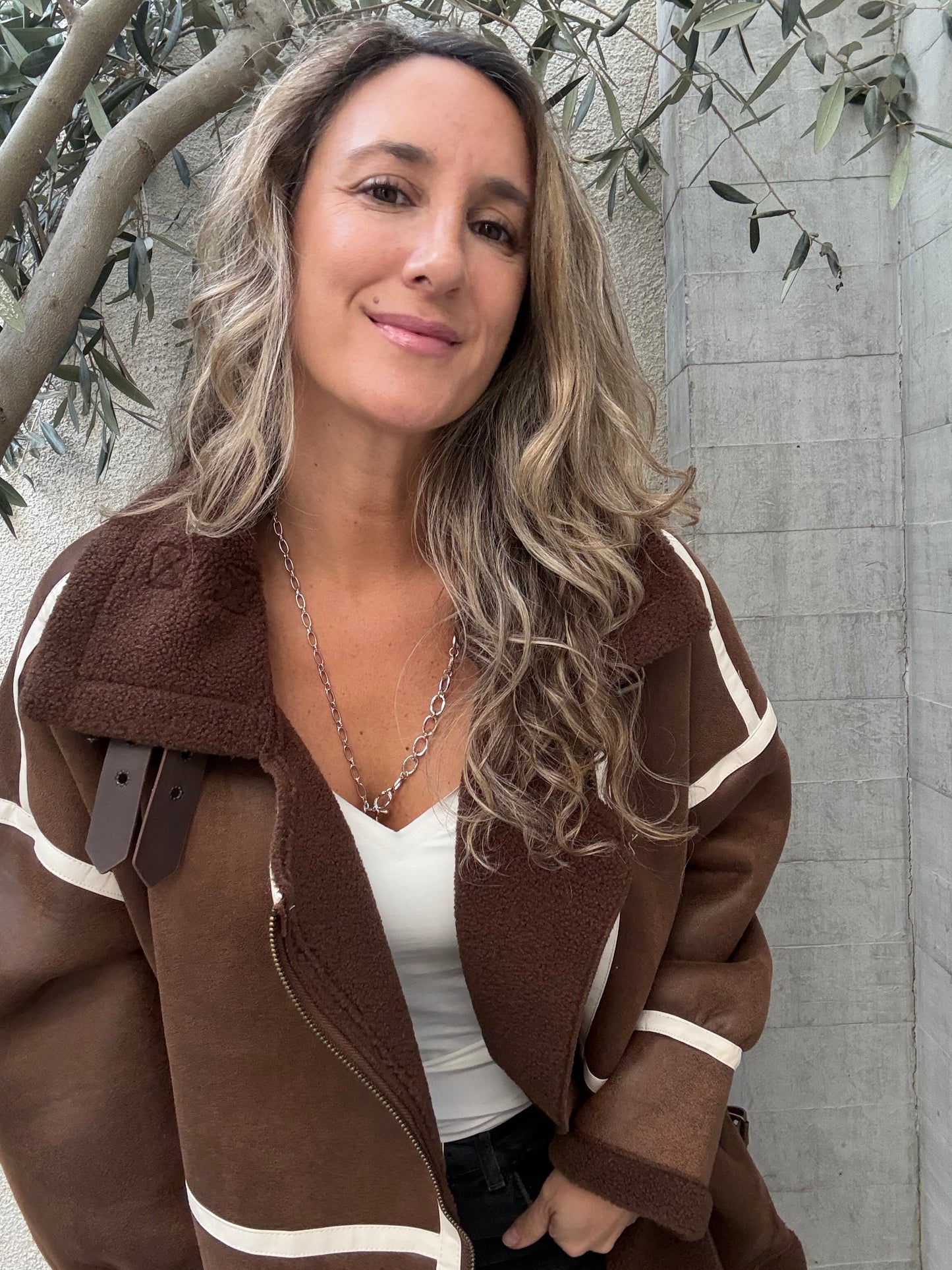 Chaqueta chiporro oversize