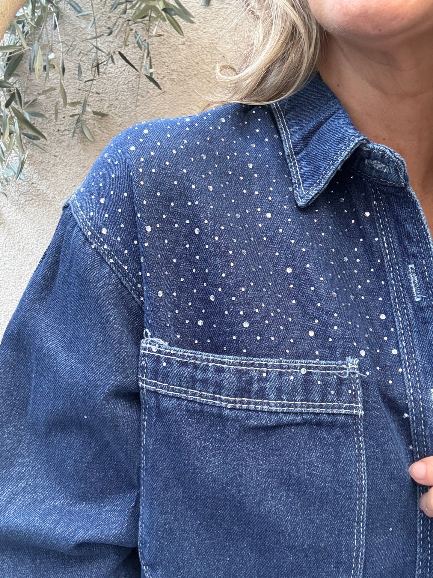 Camisa jeans Girona azul