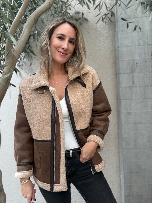 Chaqueta Zaragoza café