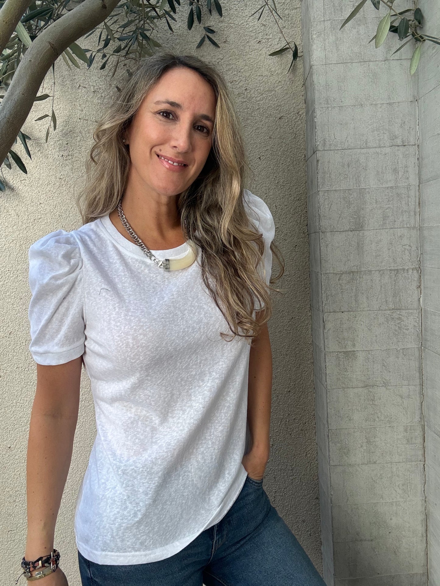 Polera Murcia blanca