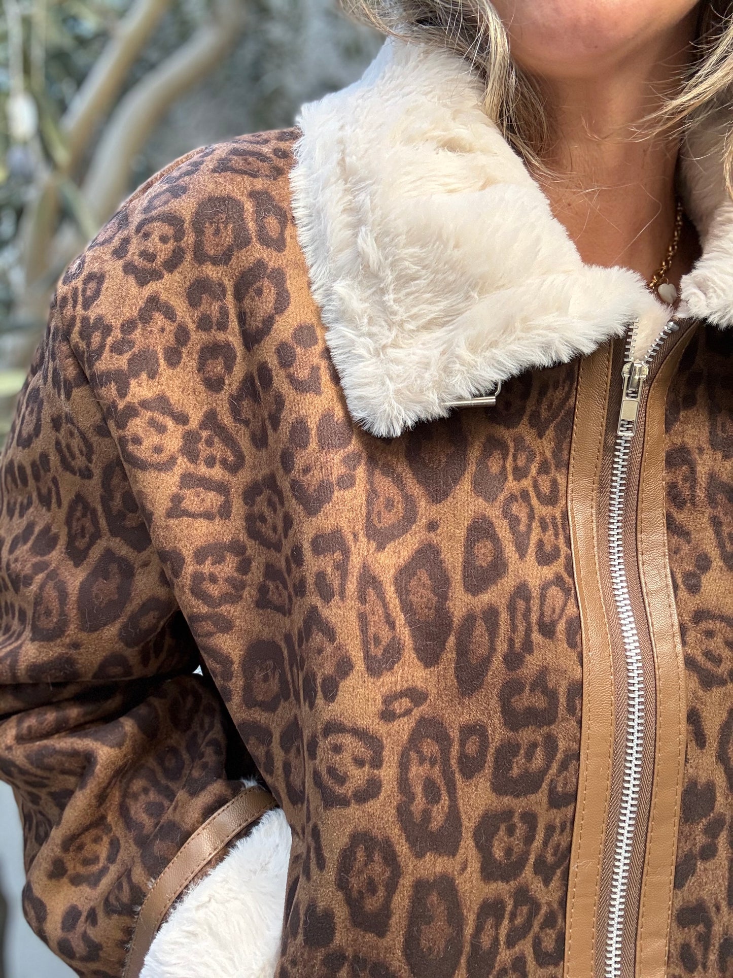 Chaqueta chiporro camel