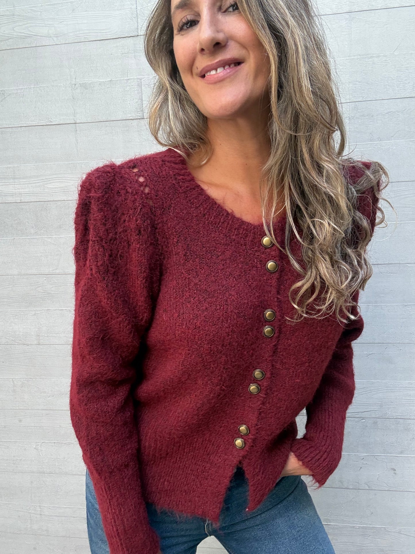 Sweater Girona burdeo