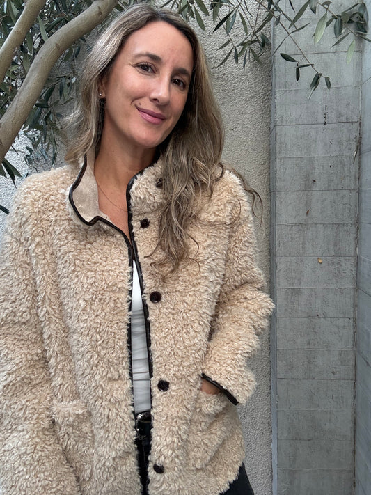 Chaqueta Borrero Camel