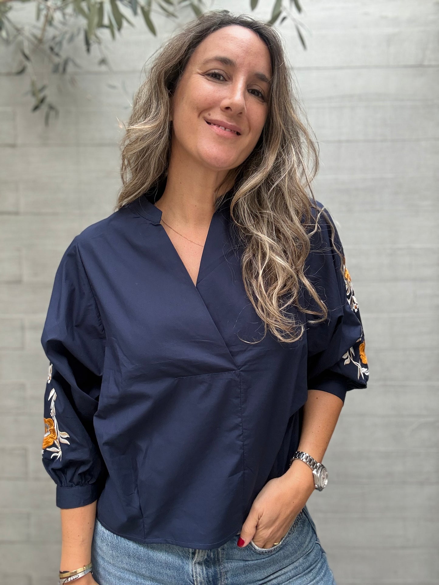 Blusa Frida azul