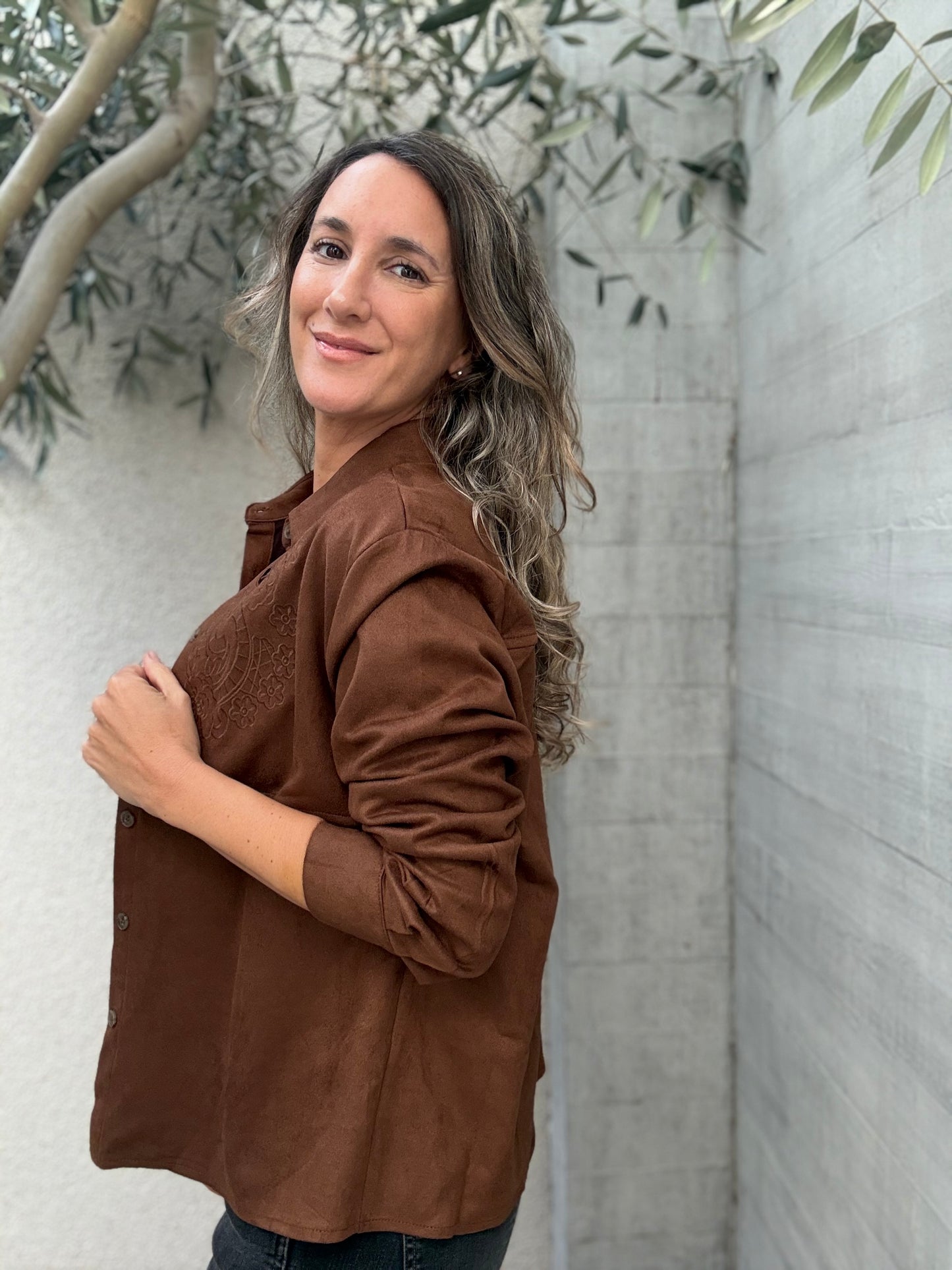 Sobrecamisa Coruña camel